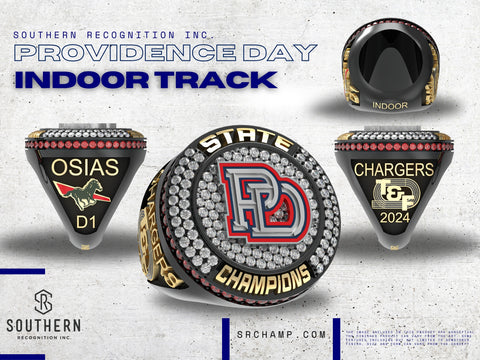 Providence Day School - Indoor Track and Field State Championship Ring - 2024