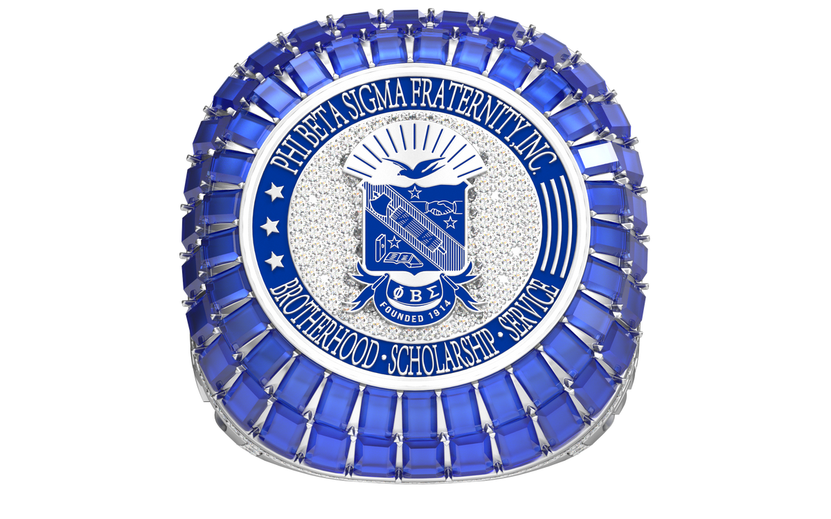 BETA SIGMA PI MU custom ring by Southern Recognition