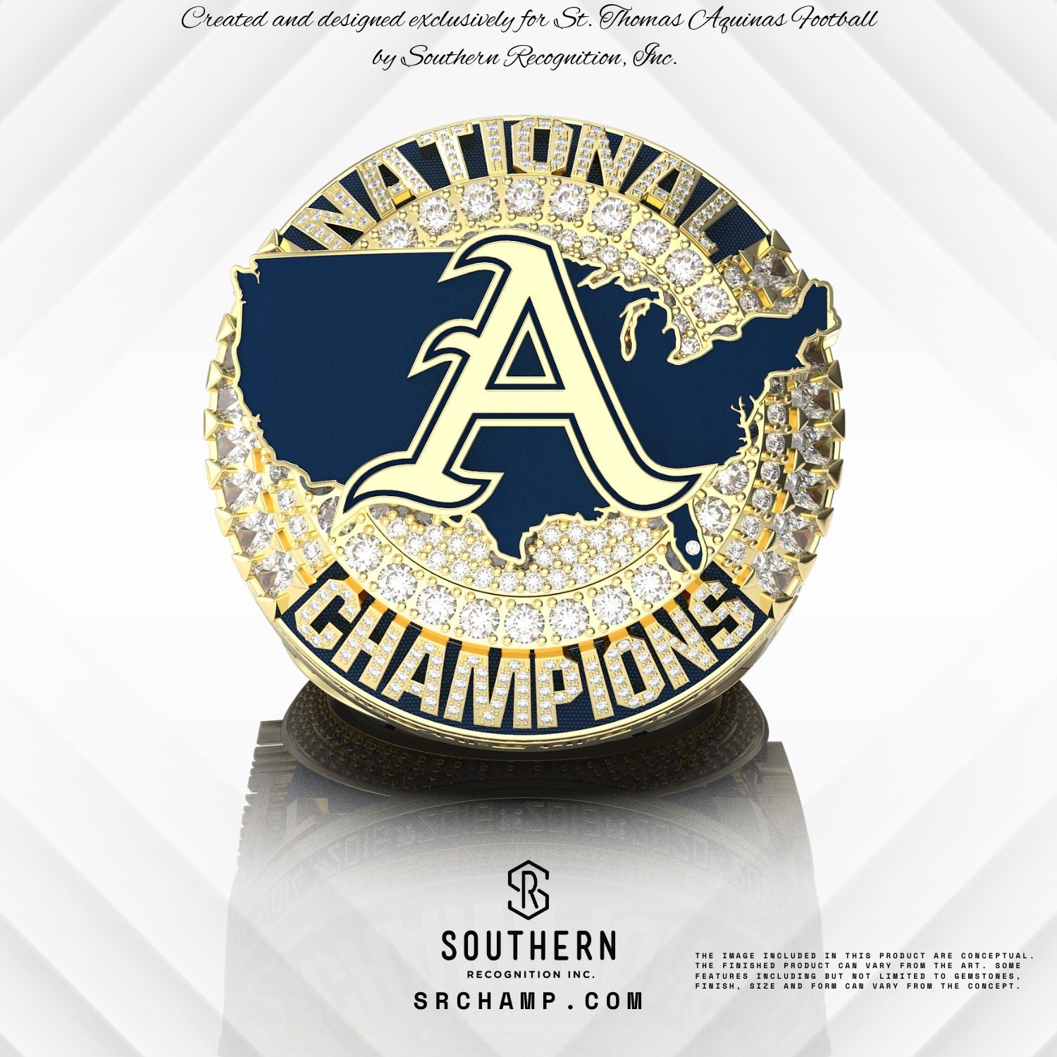 St. Thomas Aquinas Football 2025 State Champions - Ring Only