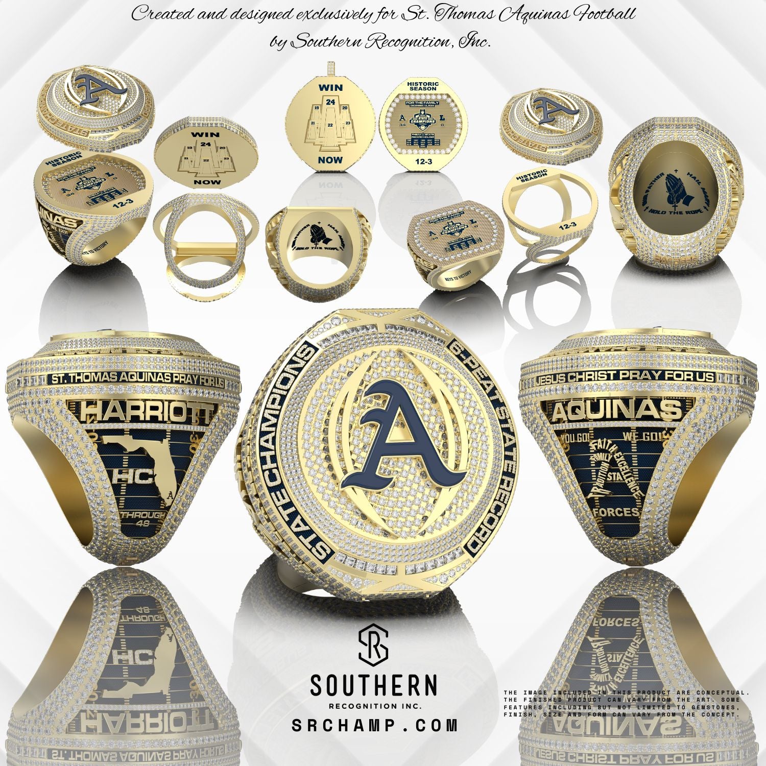 St.Thomas Aquinas High School - FOOTBALL - 2024 - RING ONLY