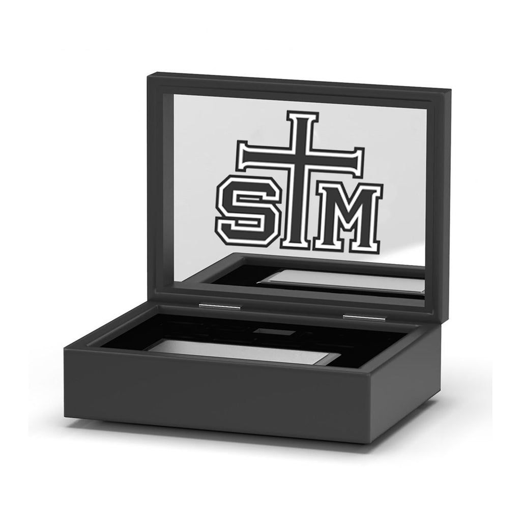 St. Thomas More Hardwood Presentation Box- Custom Presentation Box