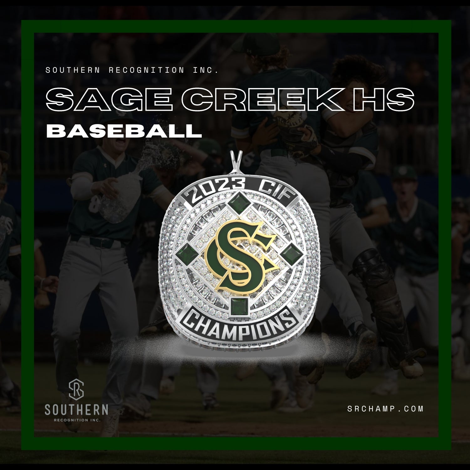 Sage Creek 2023 Baseball Championship Pendant