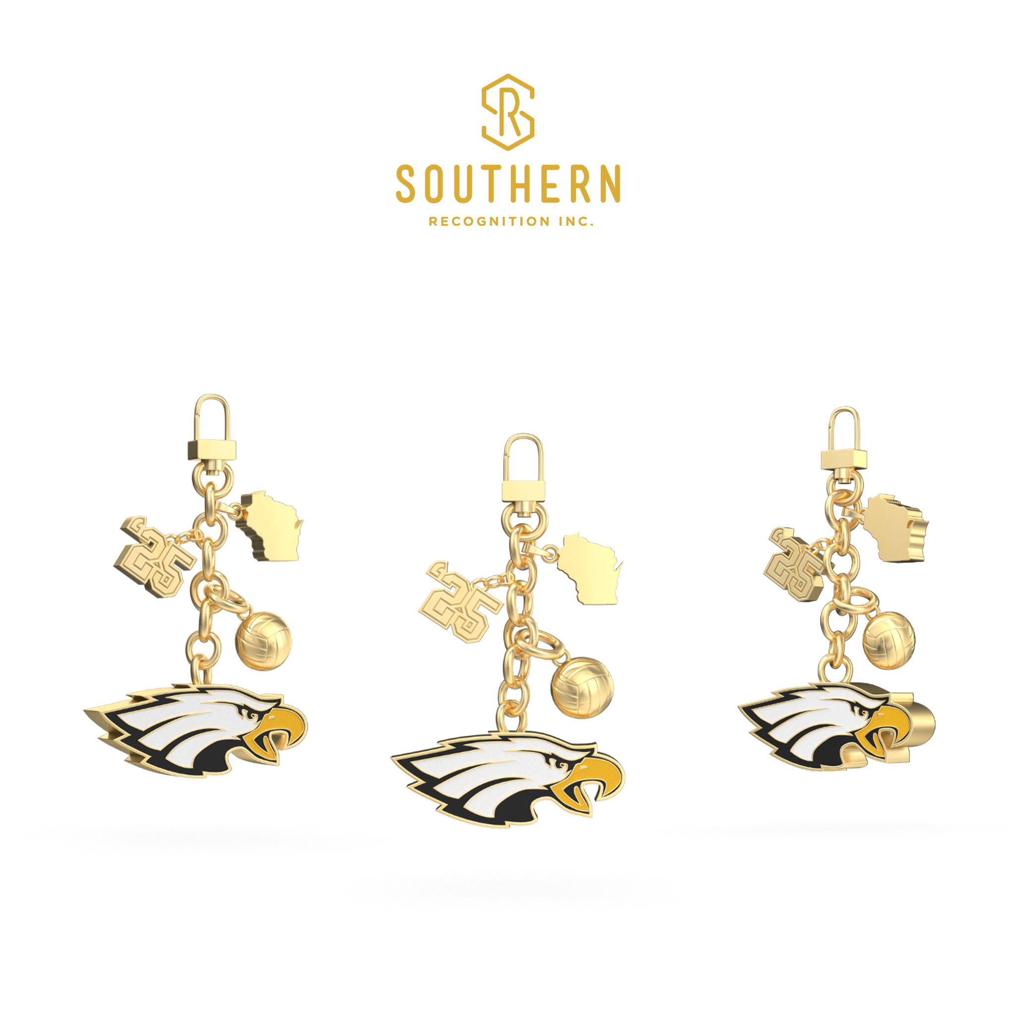 Sauk Prairie Volleyball State Championship 2025 Keychain