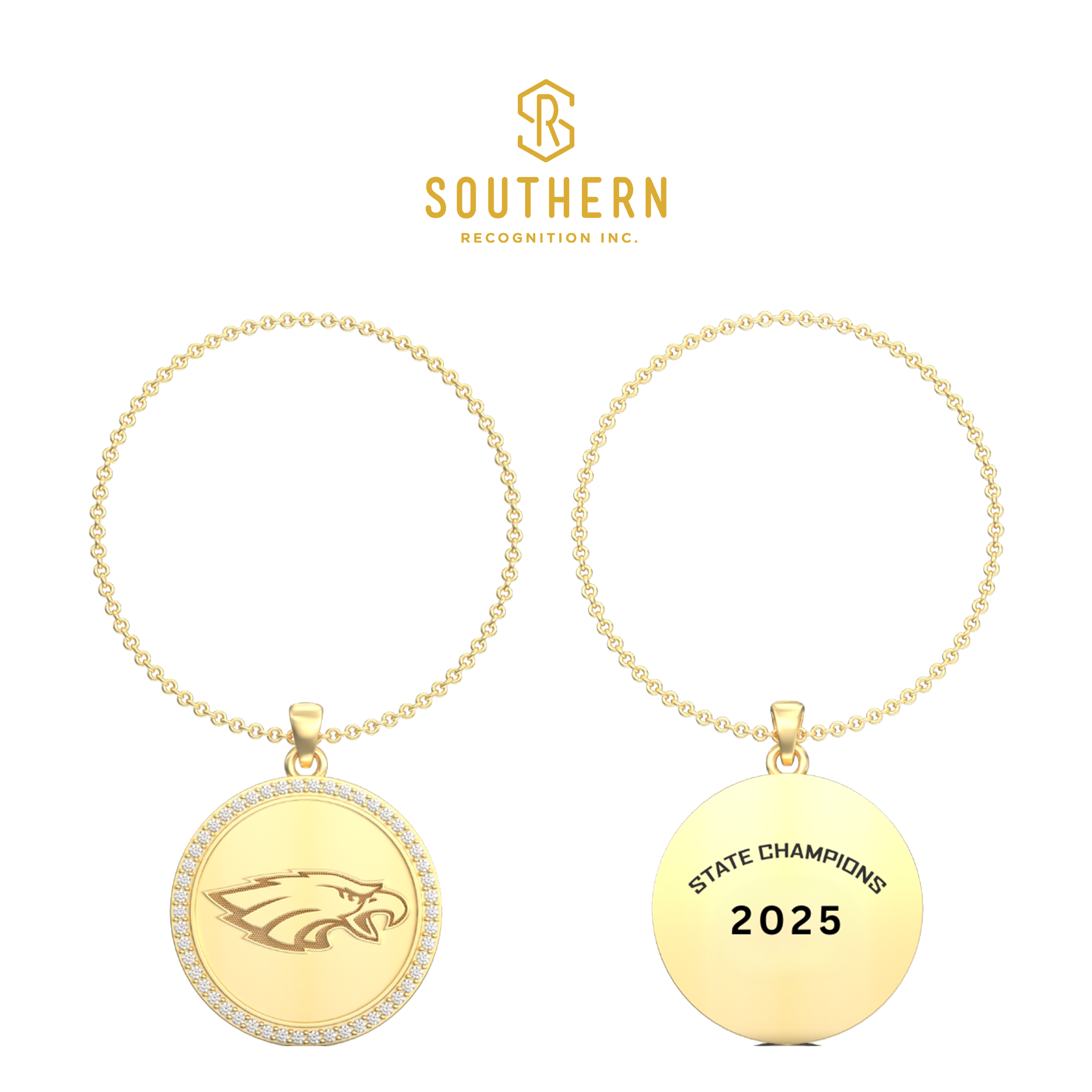 Sauk Prairie Volleyball State Championship 2025 Necklace