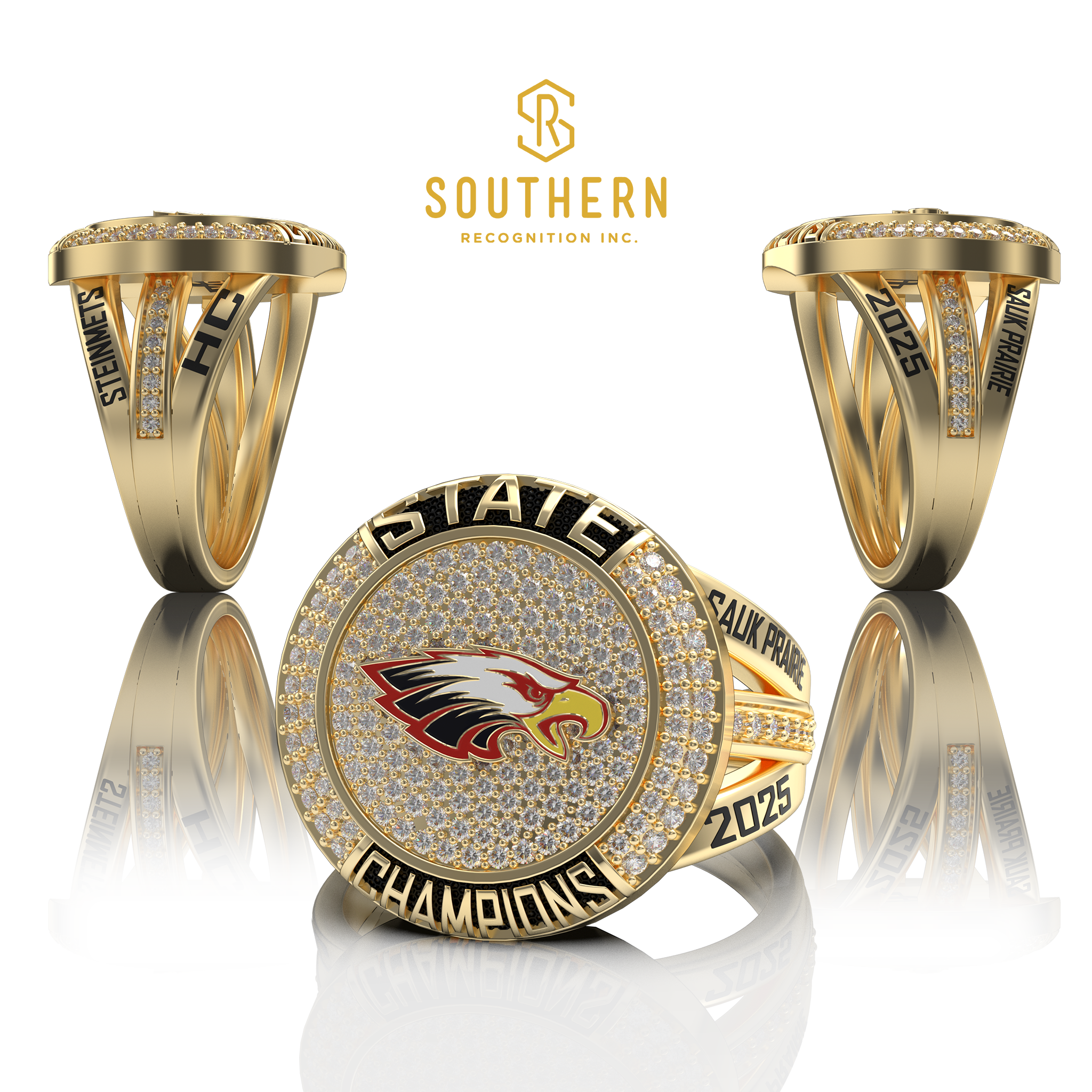 Sauk Prairie Volleyball State Championship 2025 Ring