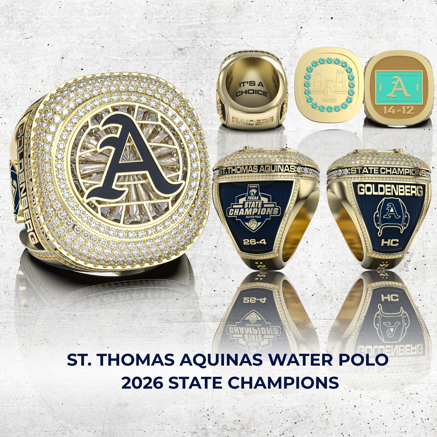 St. Thomas Aquinas Water Polo 2026 State Champions
