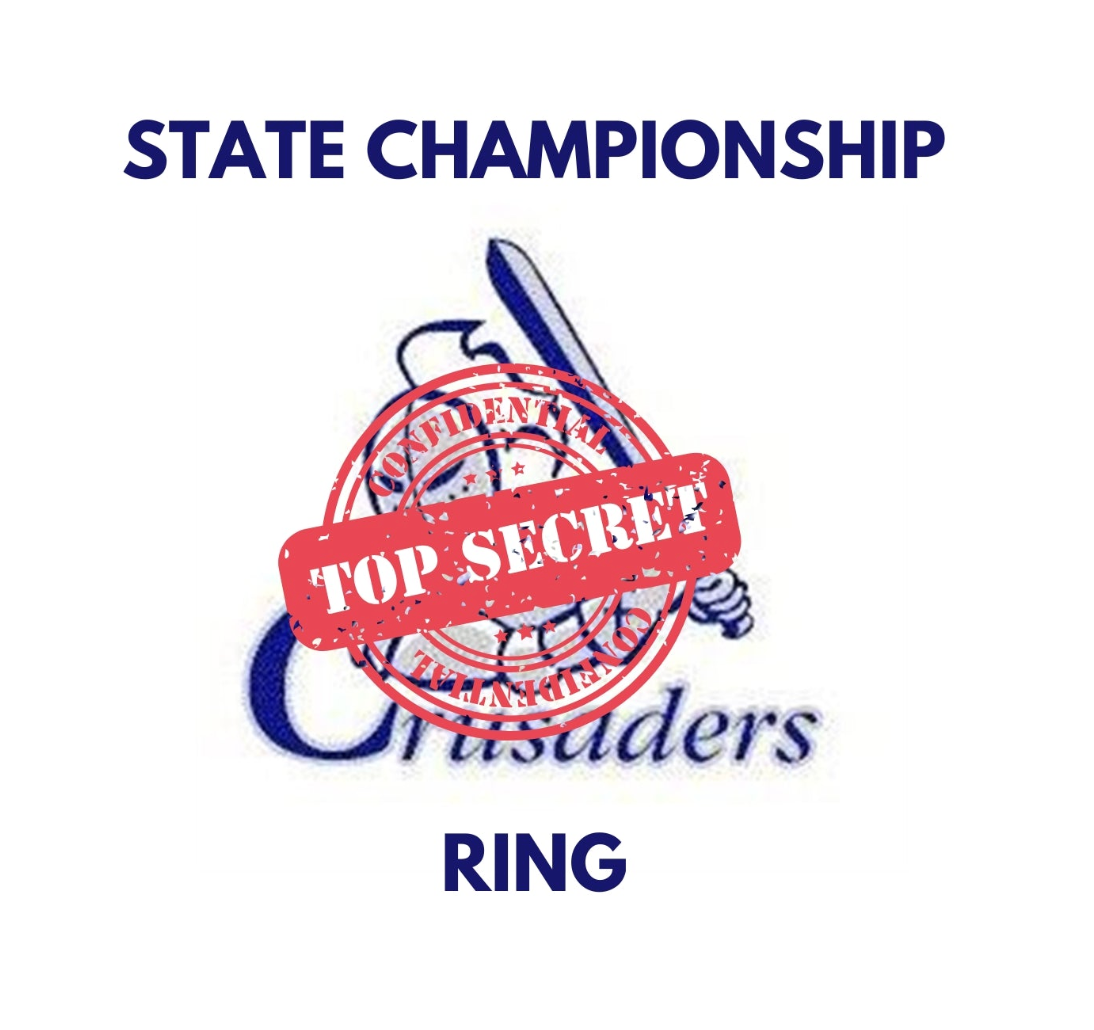 Christ the King Cross Country State Championship Ring 2025