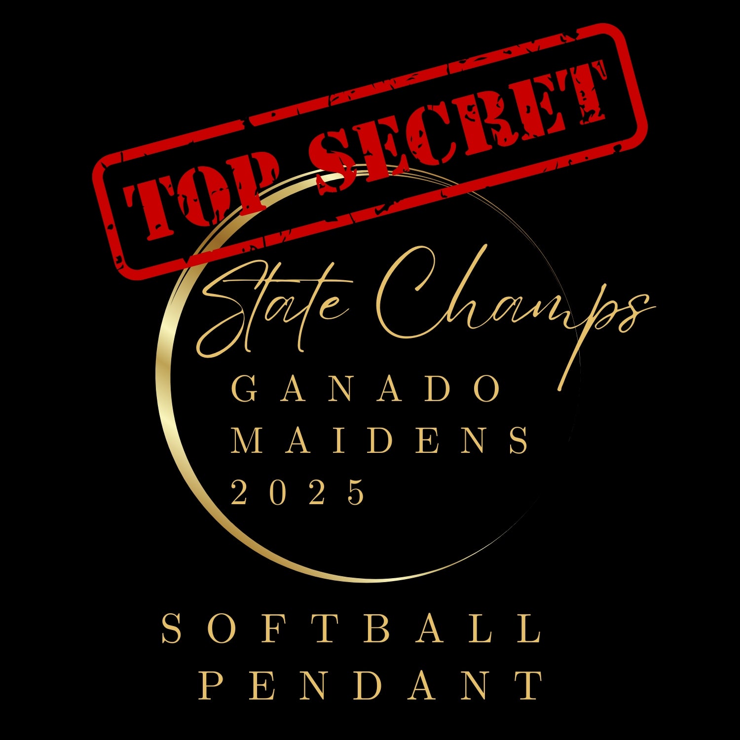 Ganado Maidens 2025 SOFTBALL State Championship PENDANT