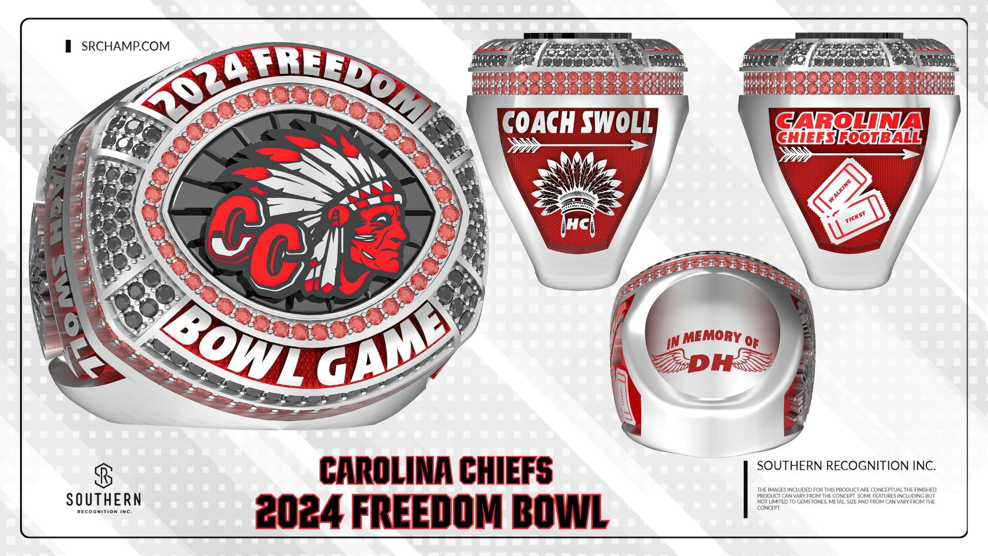 Carolina Chiefs Championship Ring