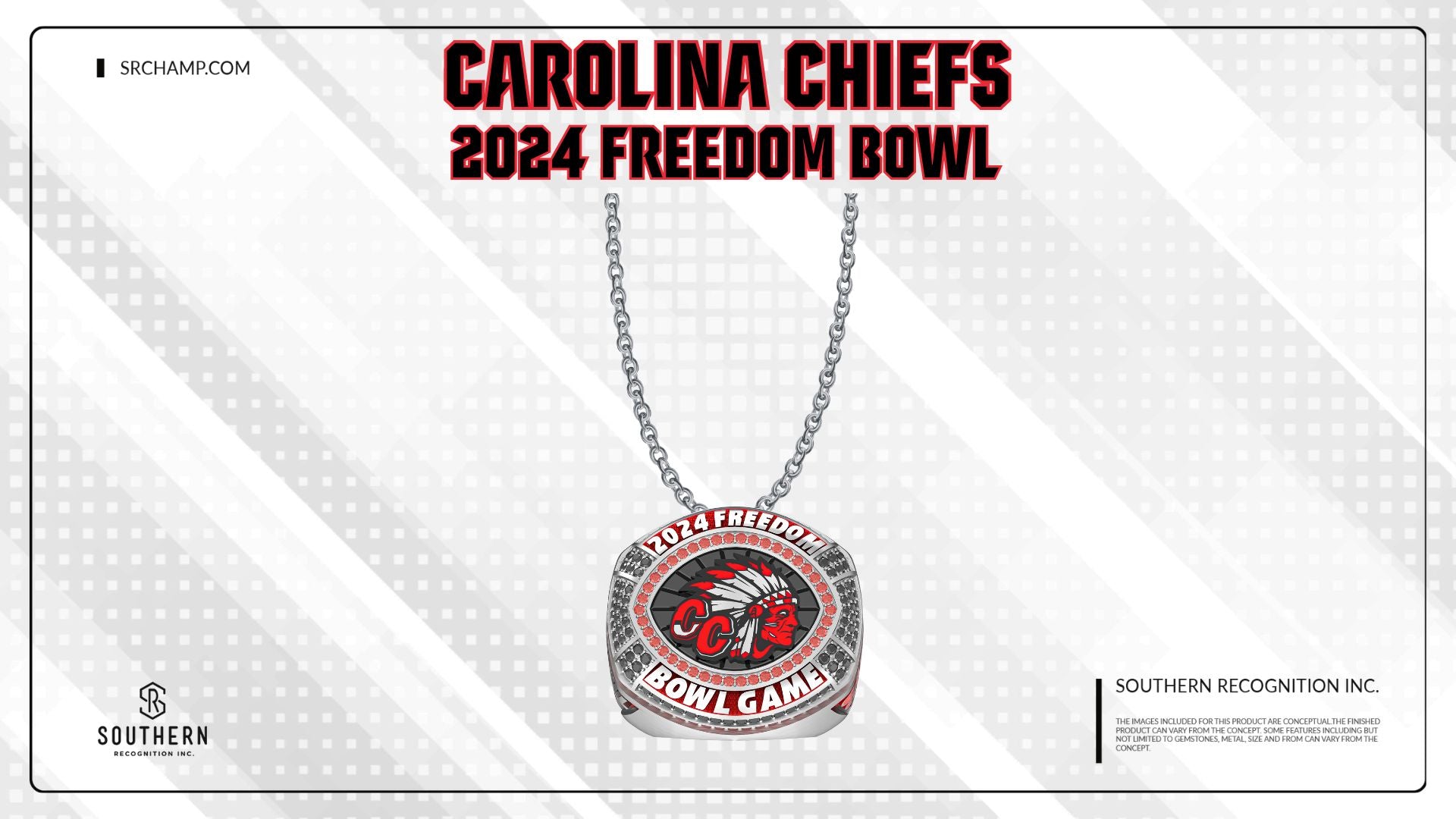Carolina Chiefs Championship Pendant