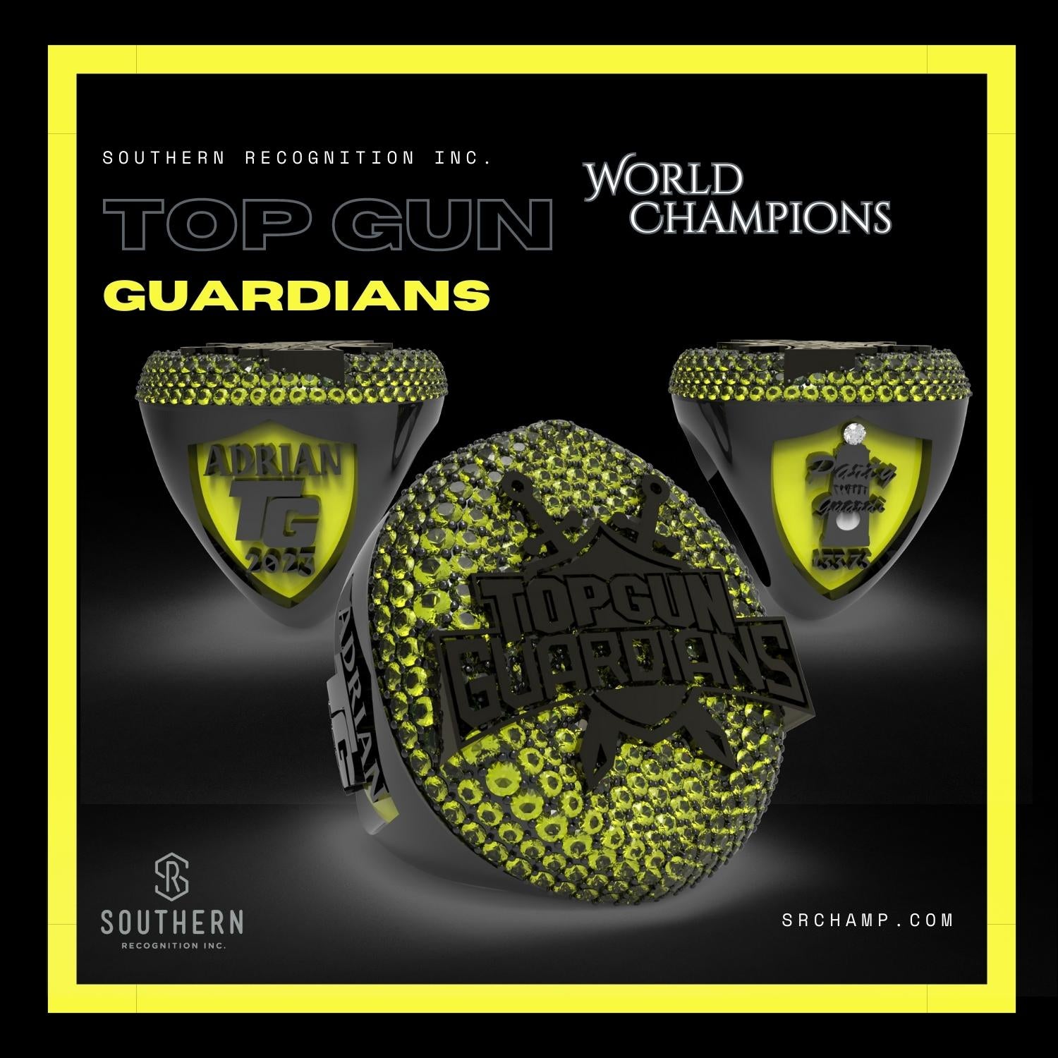 Top Gun Allstars - Guardians - 2023 World Championship Ring