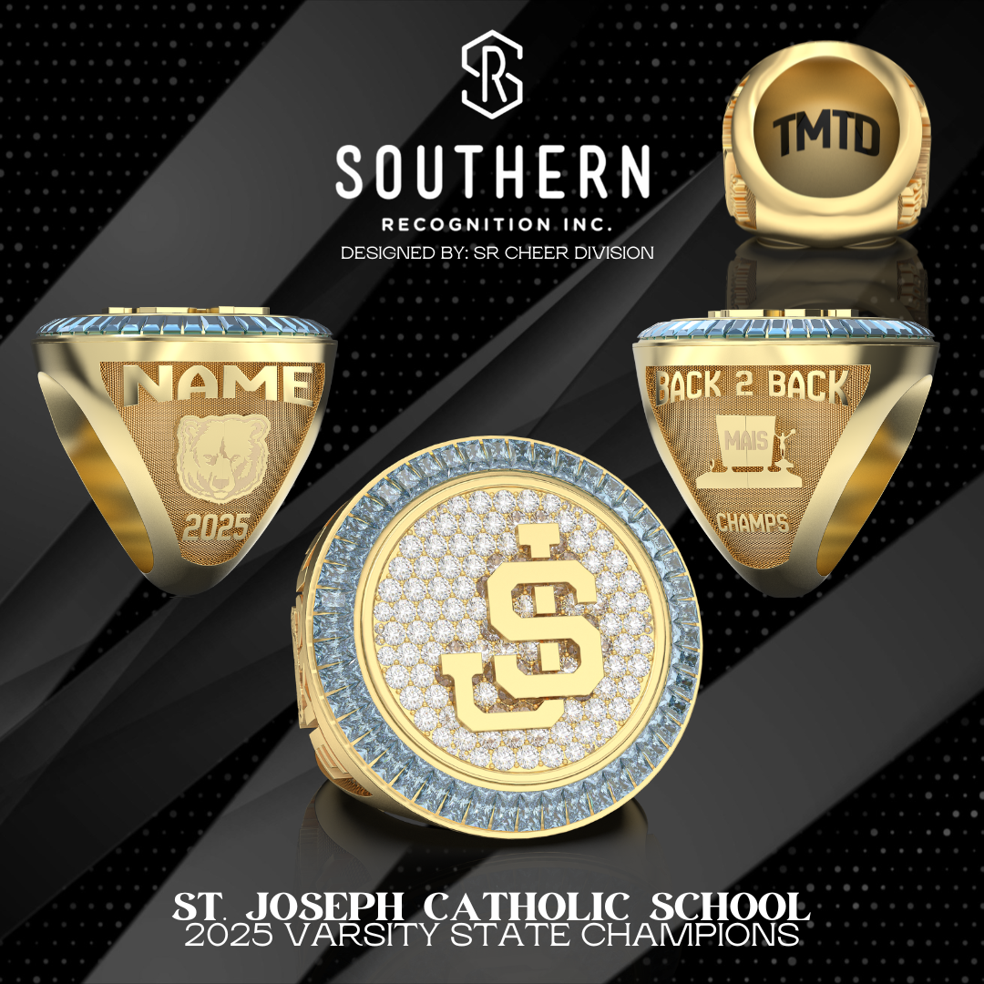 St. Joseph Catholic School- 2025 Varsity State Championship Ring