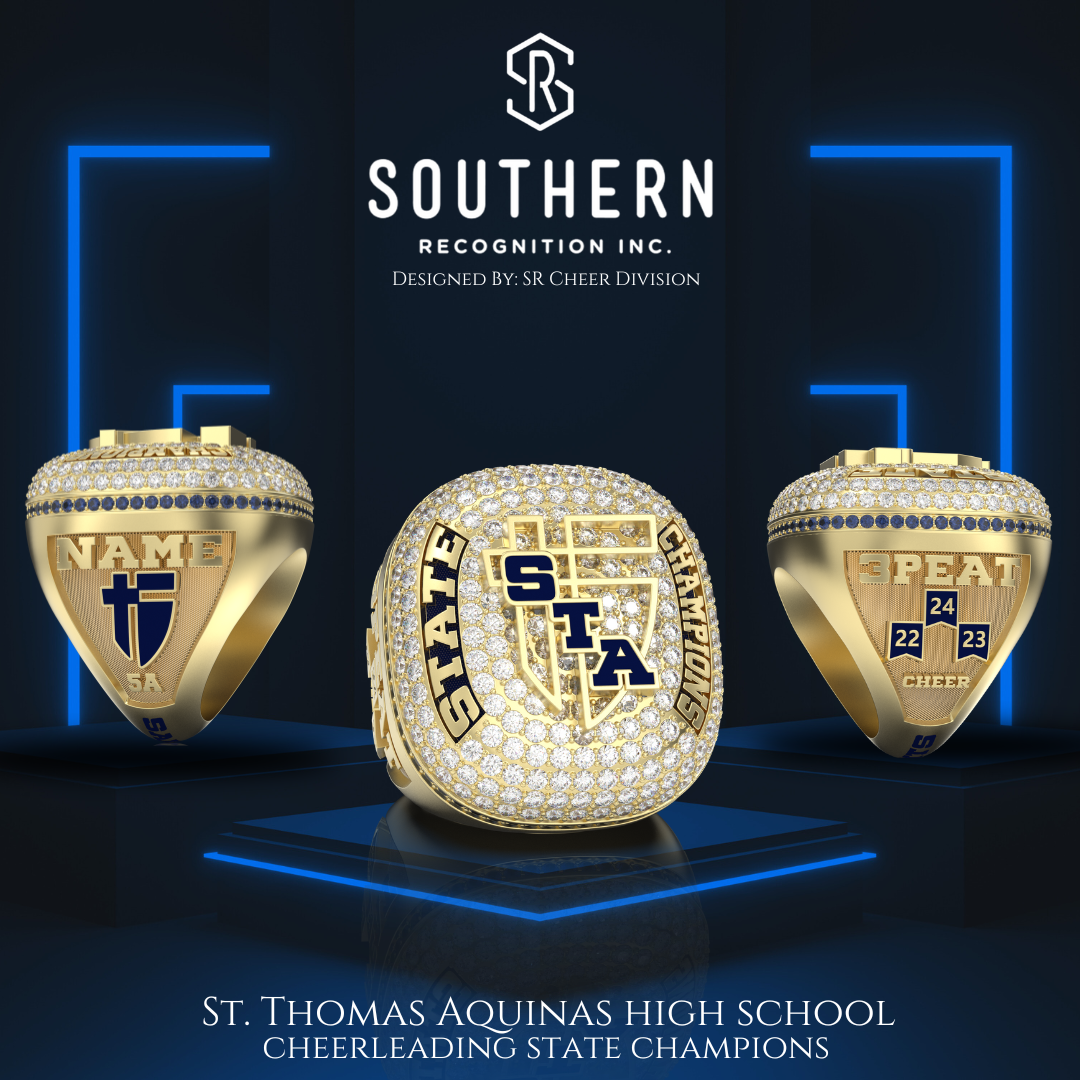 St. Thomas Aquinas High School- 2024 Cheerleading State Championship Ring