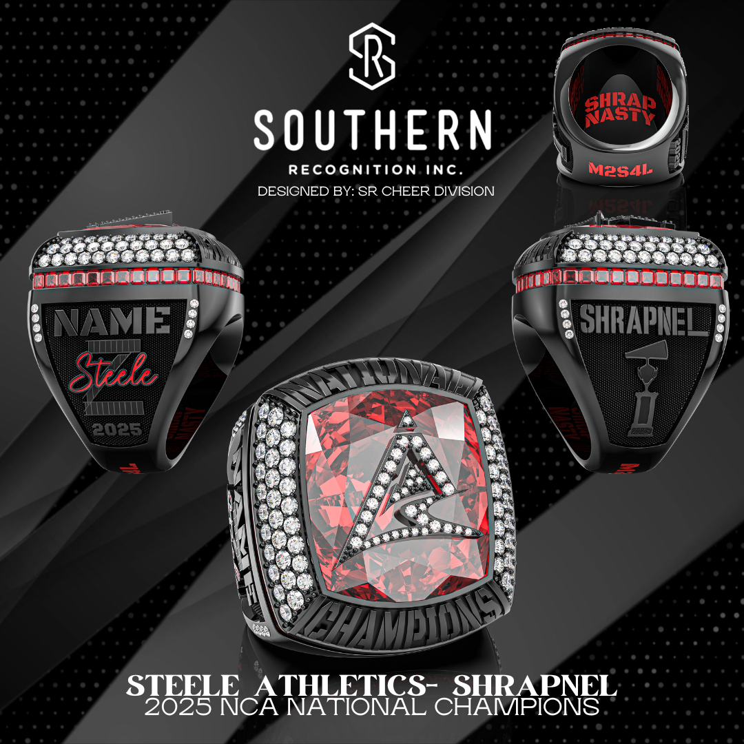 Steele Athletics-Shrapnel NCA Championship Ring 2025