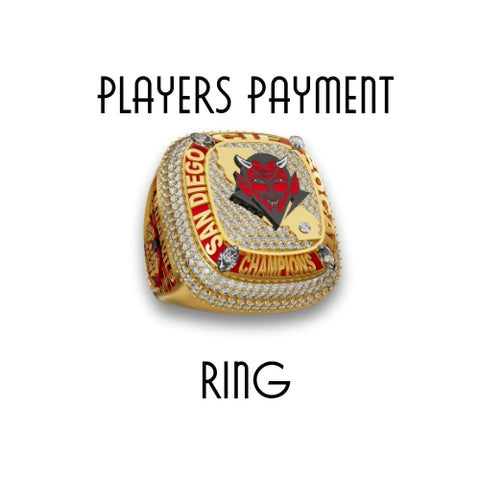 Sweetwater High School - Football Players Ring - Partial Payment