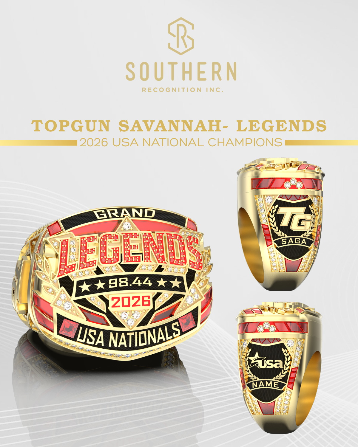 Topgun Savannah- Legends 2026 USA National Champions