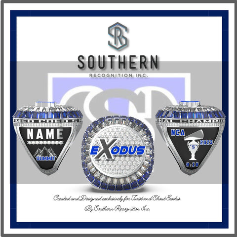 Twist and Shout: Exodus National Championship Ring-2023