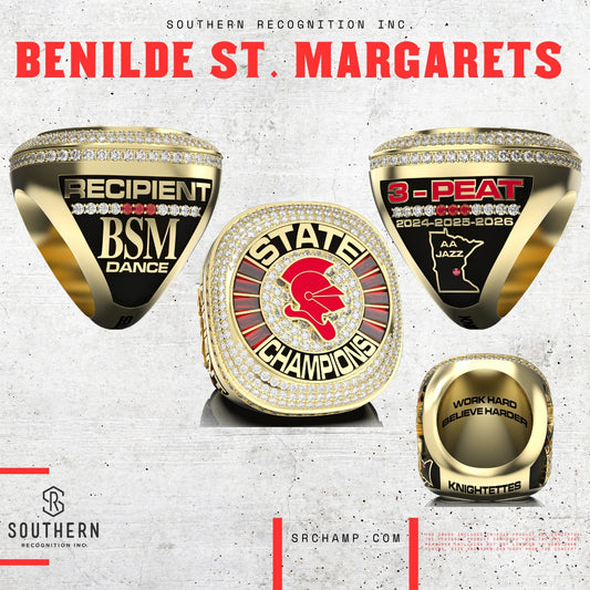 Benilde-St.Margaret's - 2026 Dance State Championship Ring