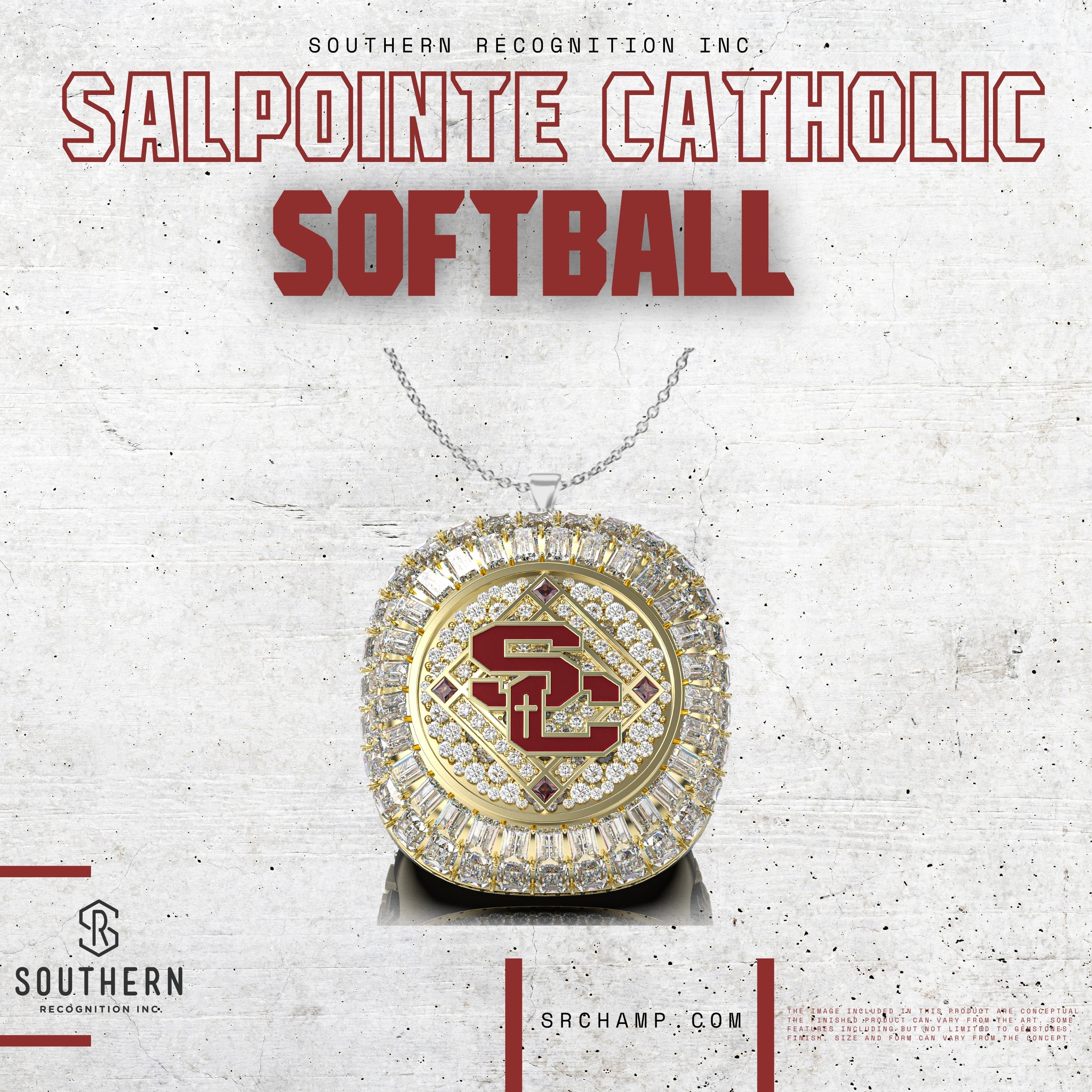 Salpointe Catholic Softball - 2026 State Championship Pendant