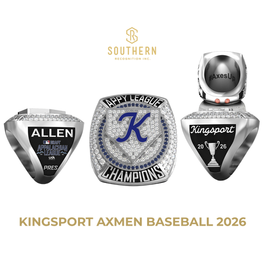 Kingsport Axmen Baseball - 2026 Appy League Championship Ring