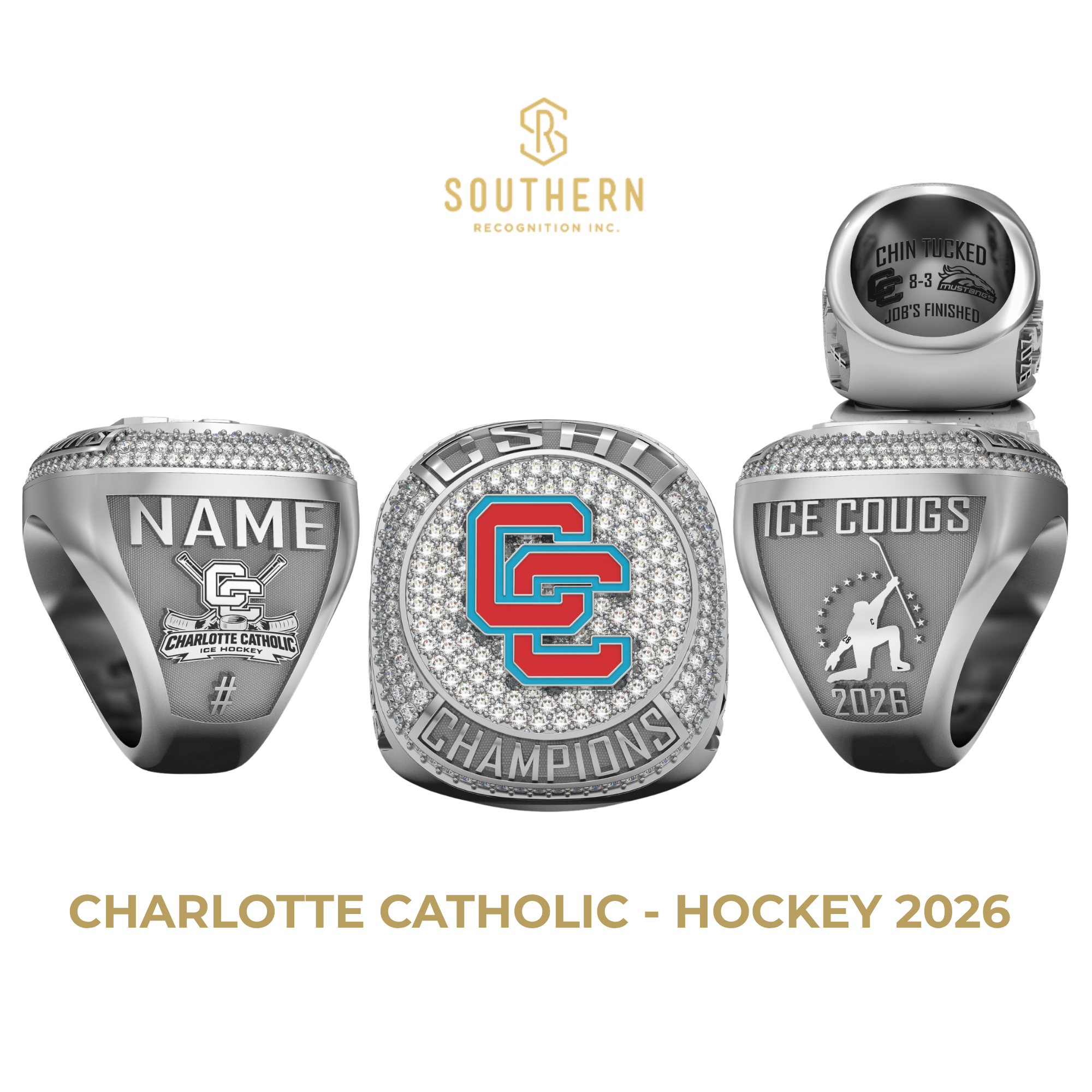 Charlotte Catholic Hockey 2026 Champions