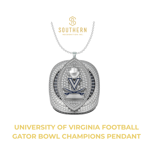 University of Virginia Football - Gator Bowl Champions - Pendant