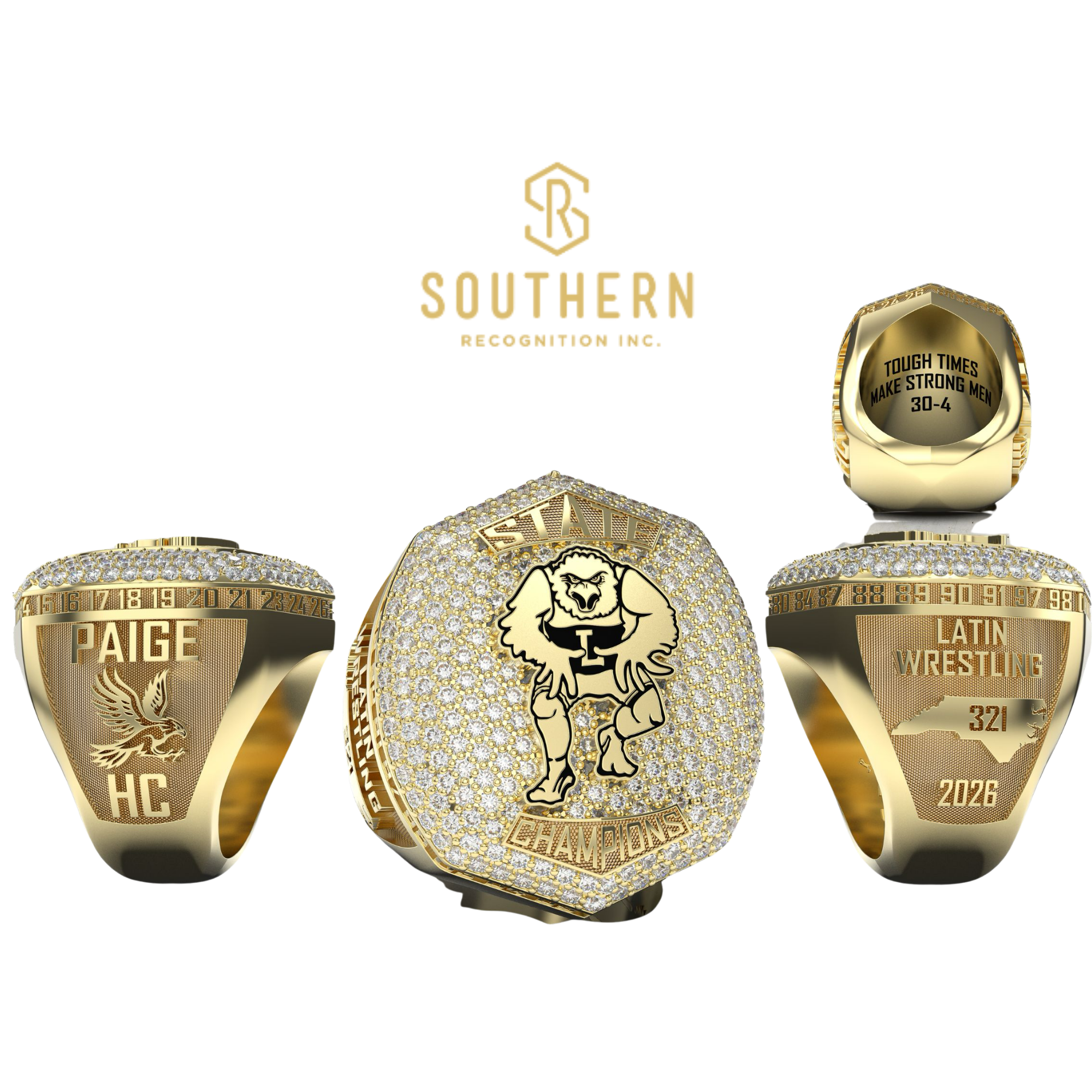 Charlotte Latin School Boy's Wrestling 2026 State Champions