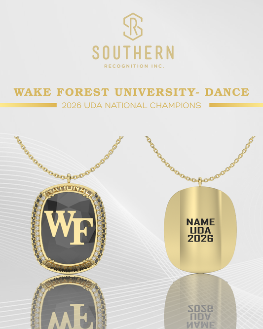 Wake Forest University- 2026 UDA National Champions Pendant