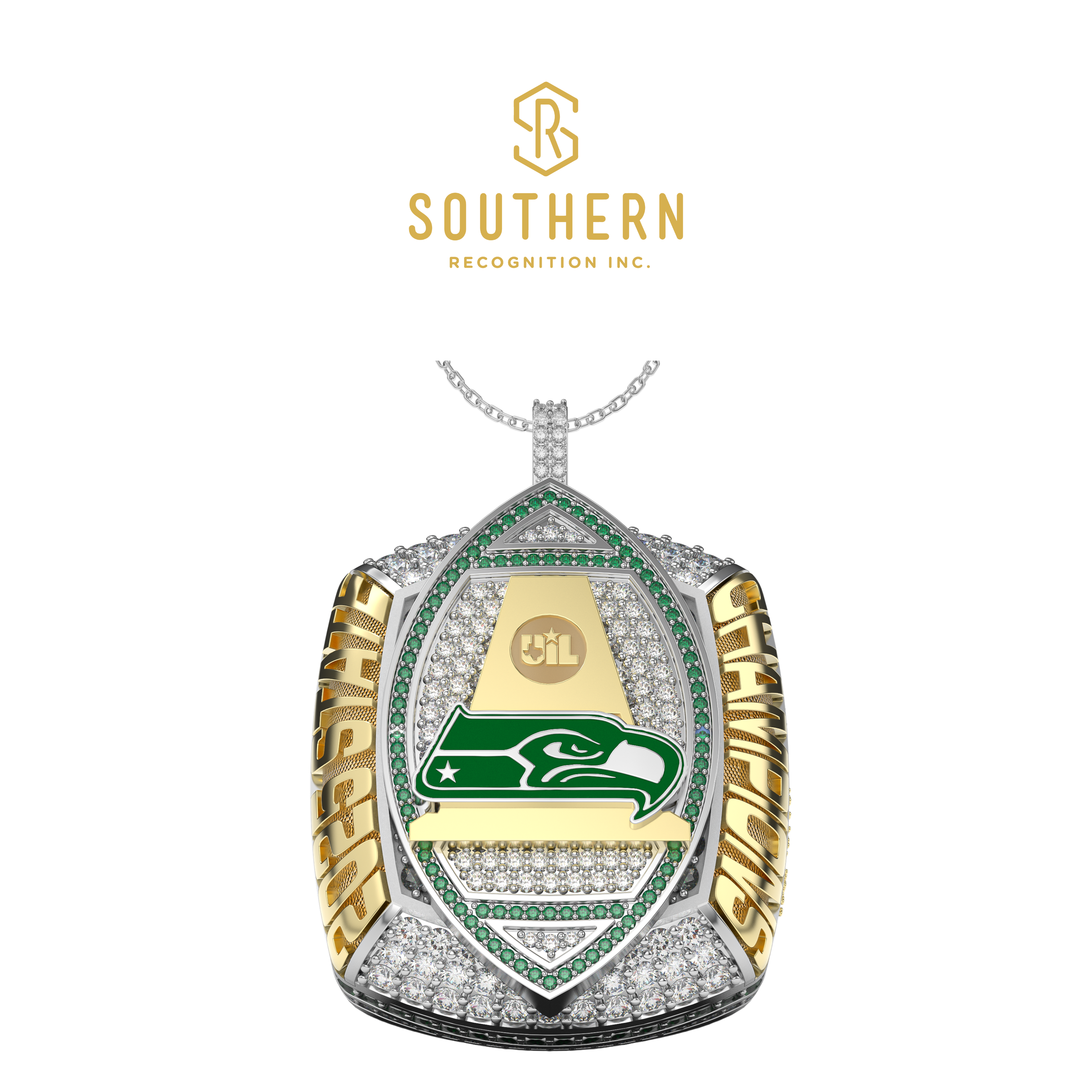 Wall High School - 2025 UIL Football State Champions Pendant