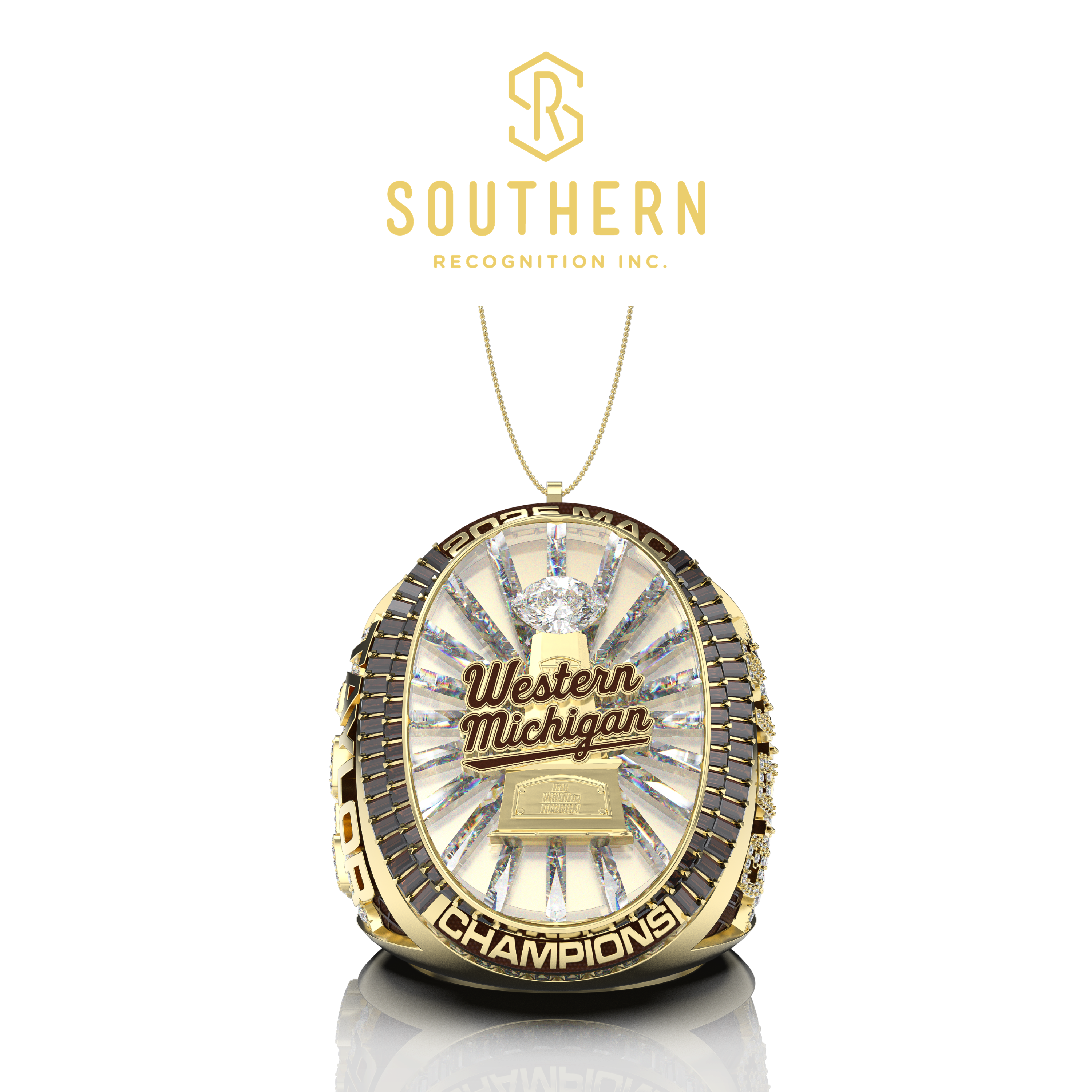 Western Michigan University Football Championship Pendant