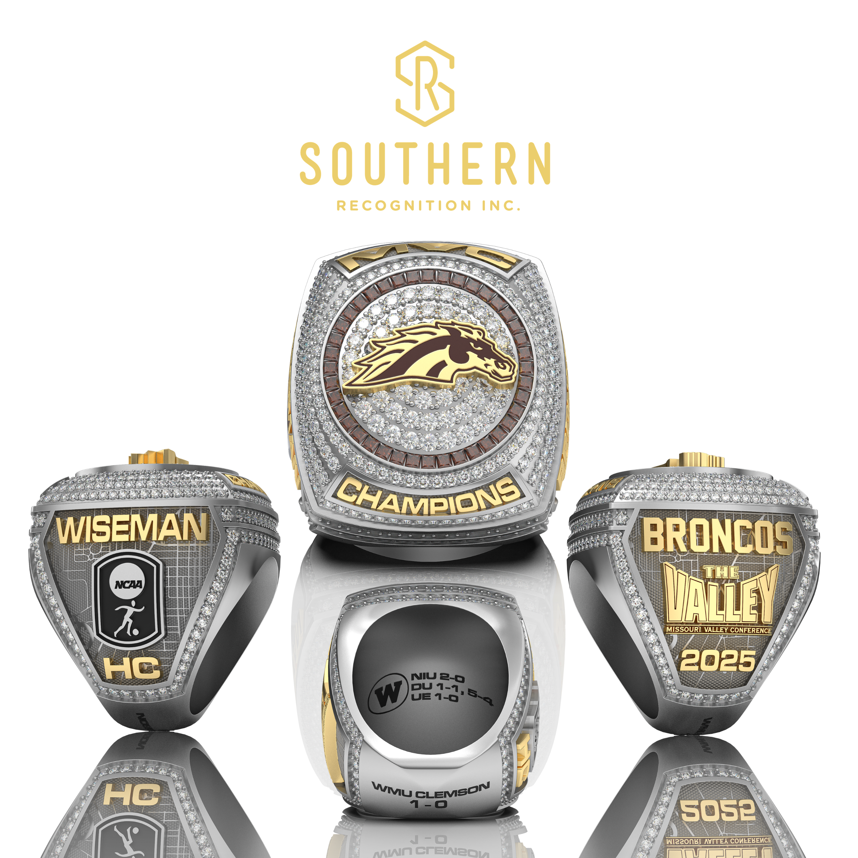 Western Michigan University 2025 Soccer Championship Ring