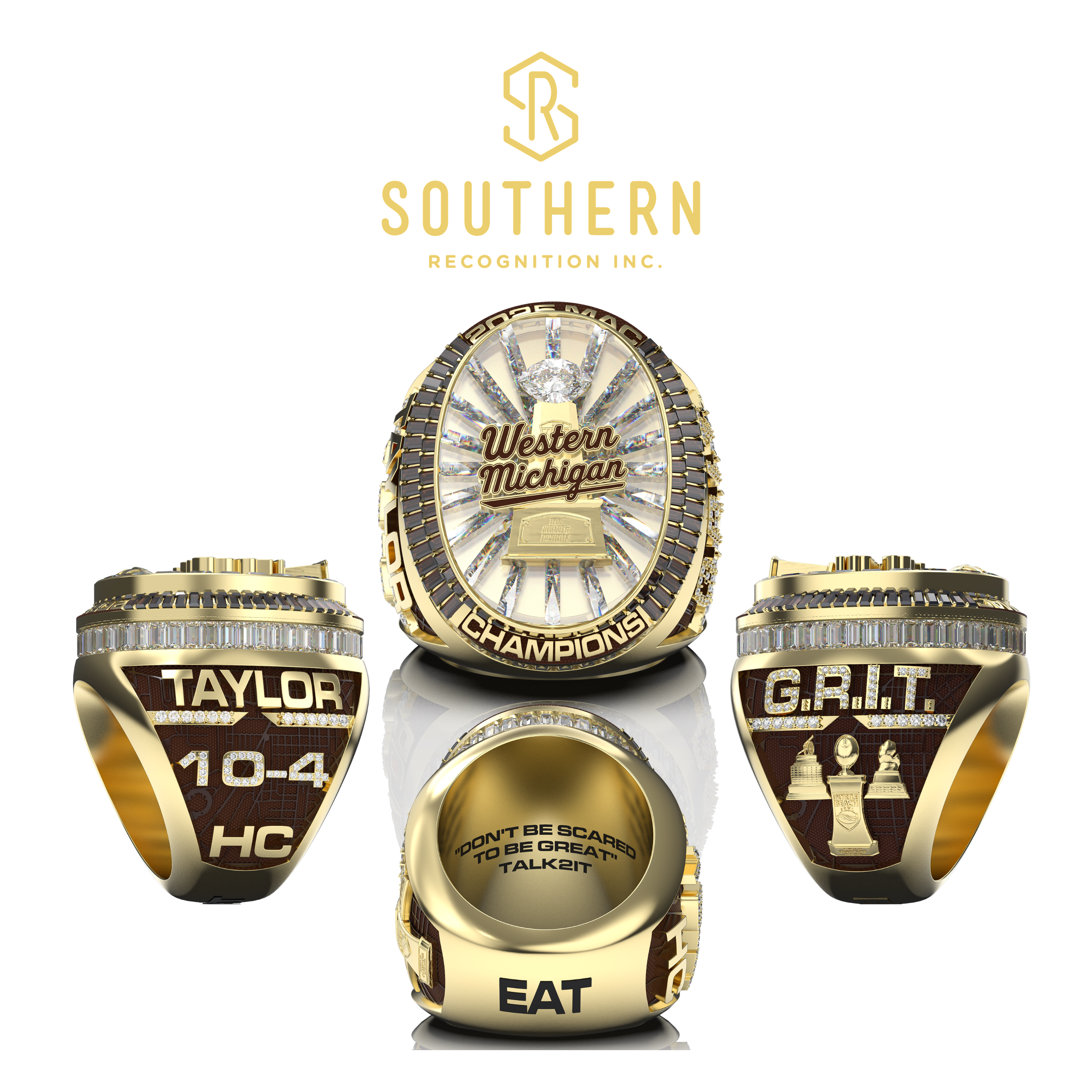 Western Michigan University 2025 Football Championship Ring