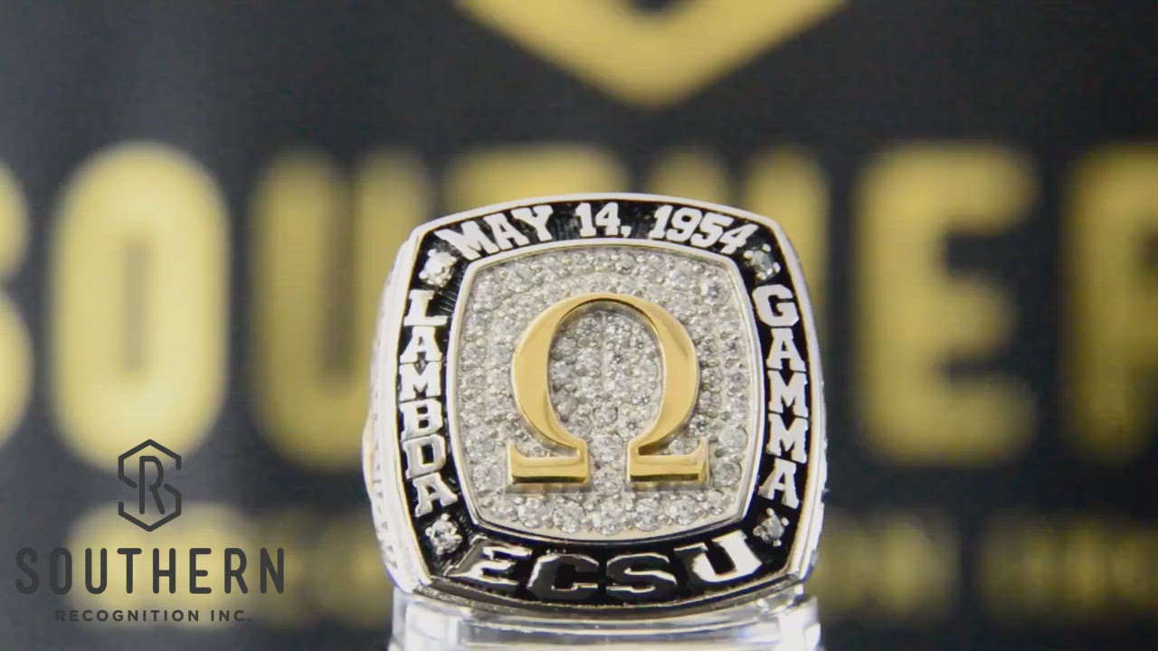 Elizabeth City State University - Lambda Gamma Fraternity Ring