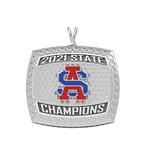 All Saints Episcopal - Volleyball - 2021 State Championship Pendant