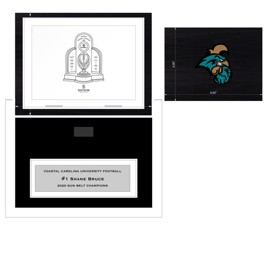 Coastal Carolina Football - 2020 Championship Ring Box