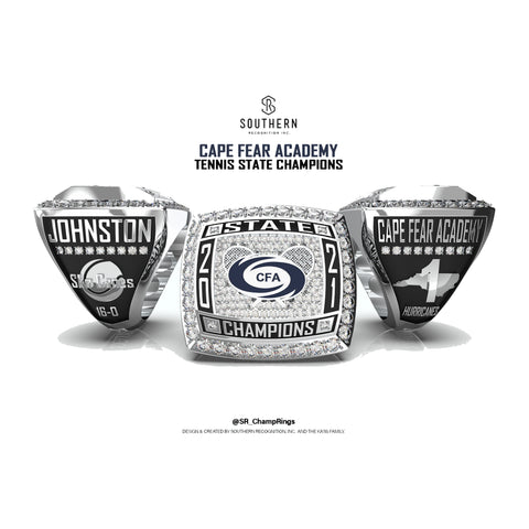 Cape Fear Academy - Tennis - State Championship Ring
