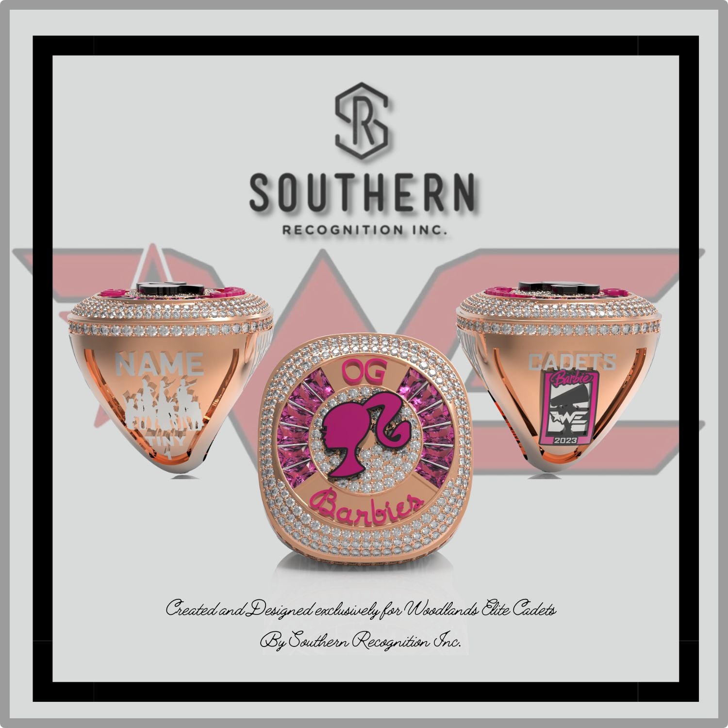 Woodlands Elite Cadets NCA Championship Ring