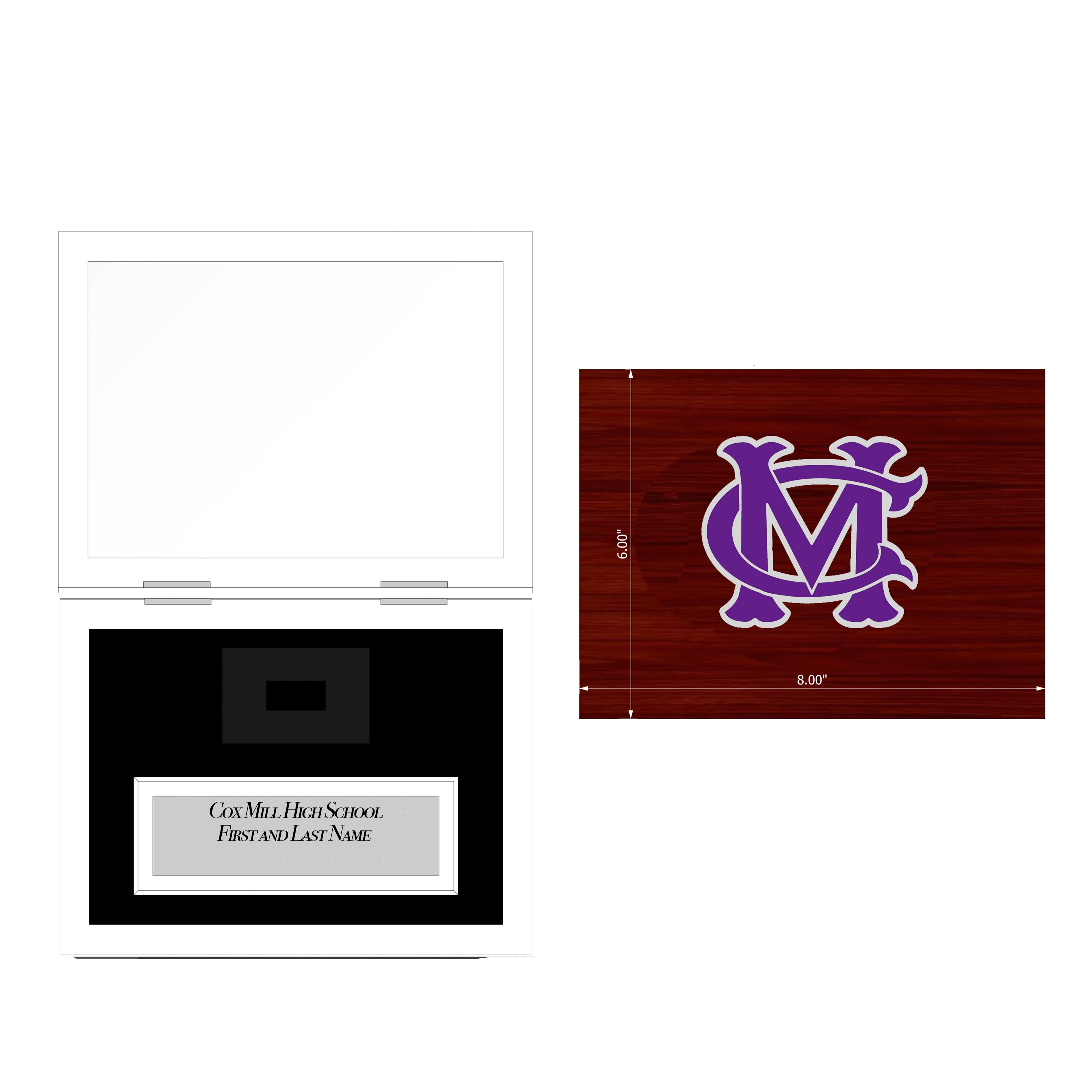 Cox Mill High School - Championship Ring Box
