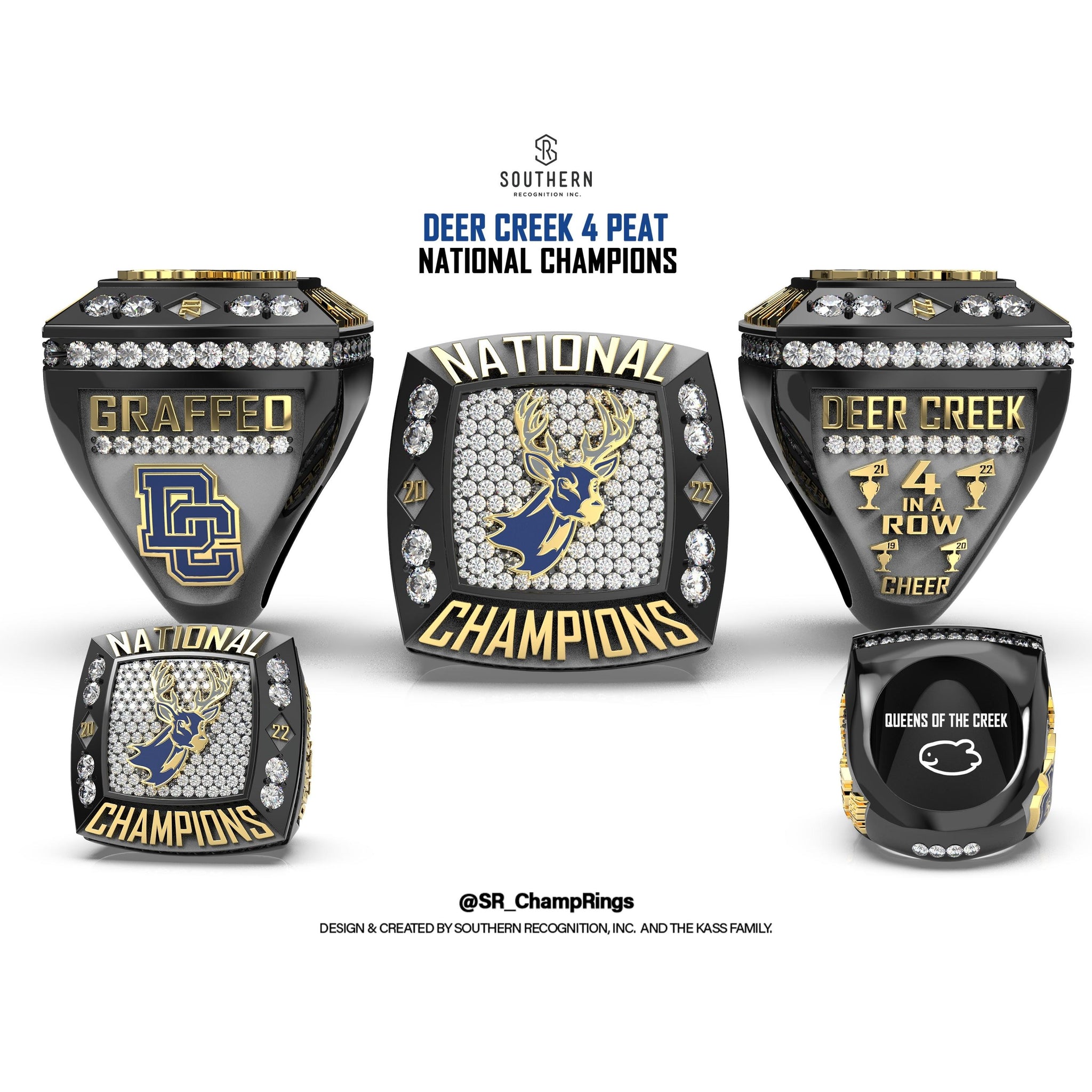 Deer Creek - Cheer - 2022 National Championship Ring