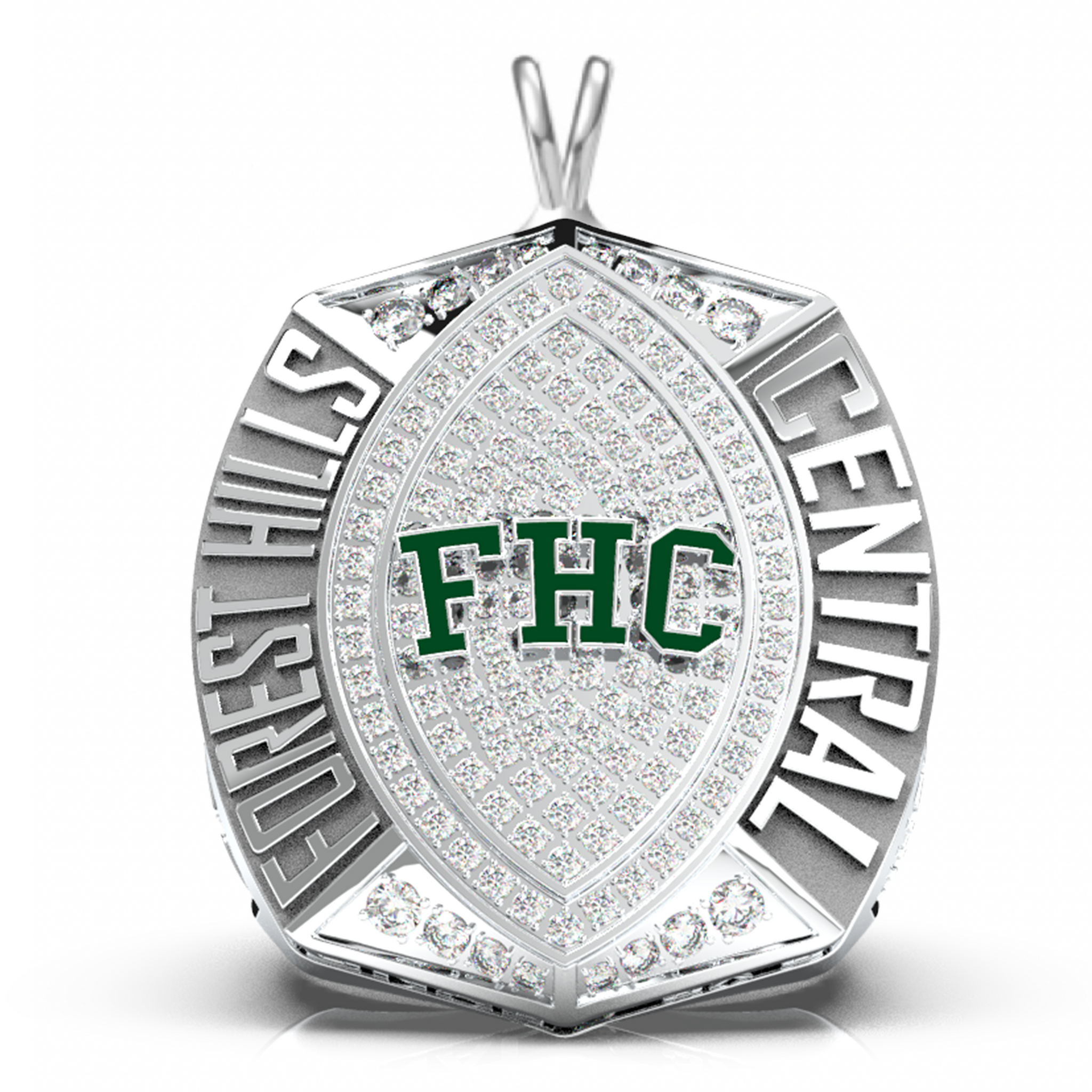 Forest Hills Central - 2022 Football State Championship Pendant