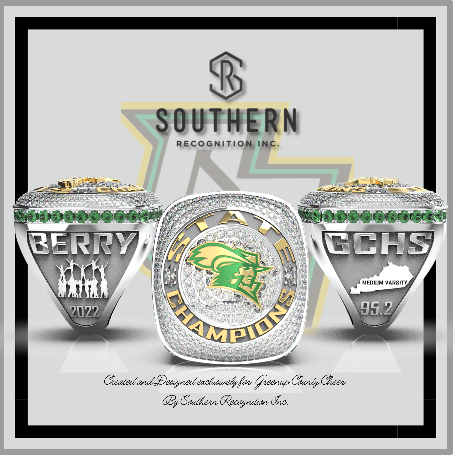 Greenup County Cheerleading State Championship Ring - 2023 – Southern ...