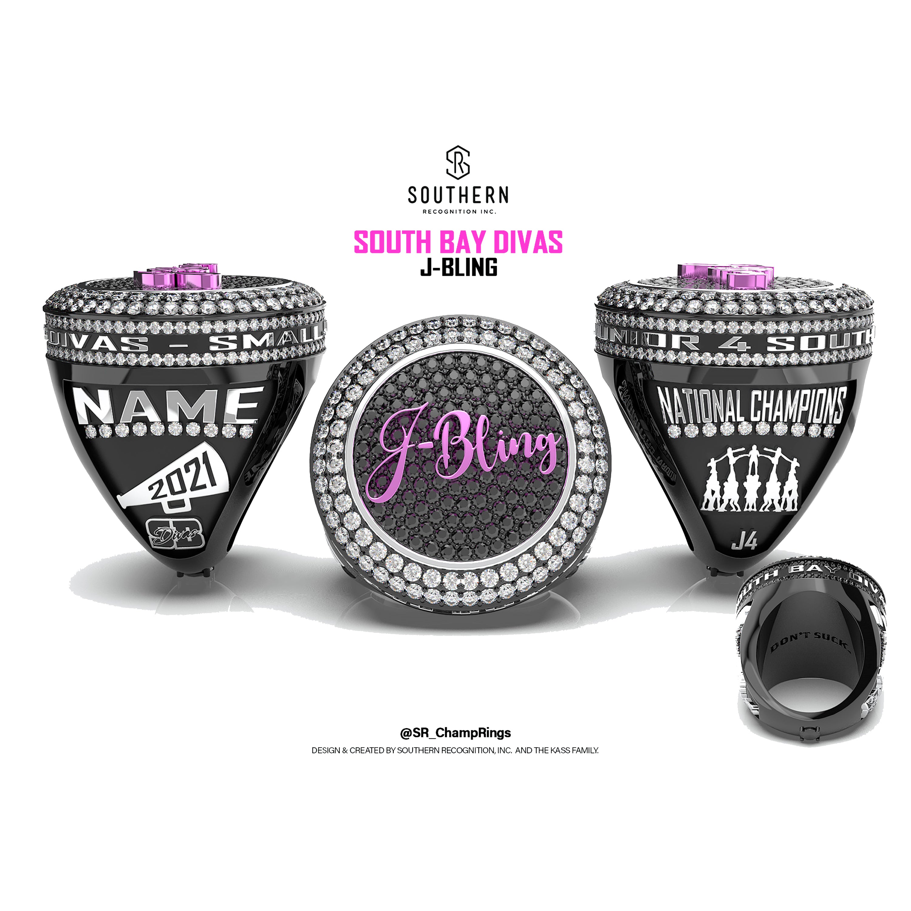South Bay Divas - J-Bling - 2021 National Championship Ring