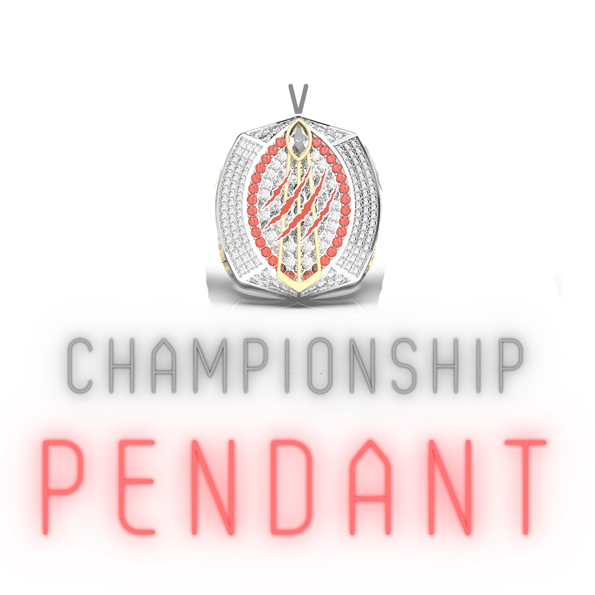 Leander Wolfpack - 2021 Championship Pendant