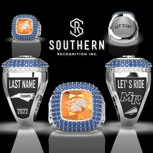 Marvin Ridge High School - Cheer State Championship Rings - 2022