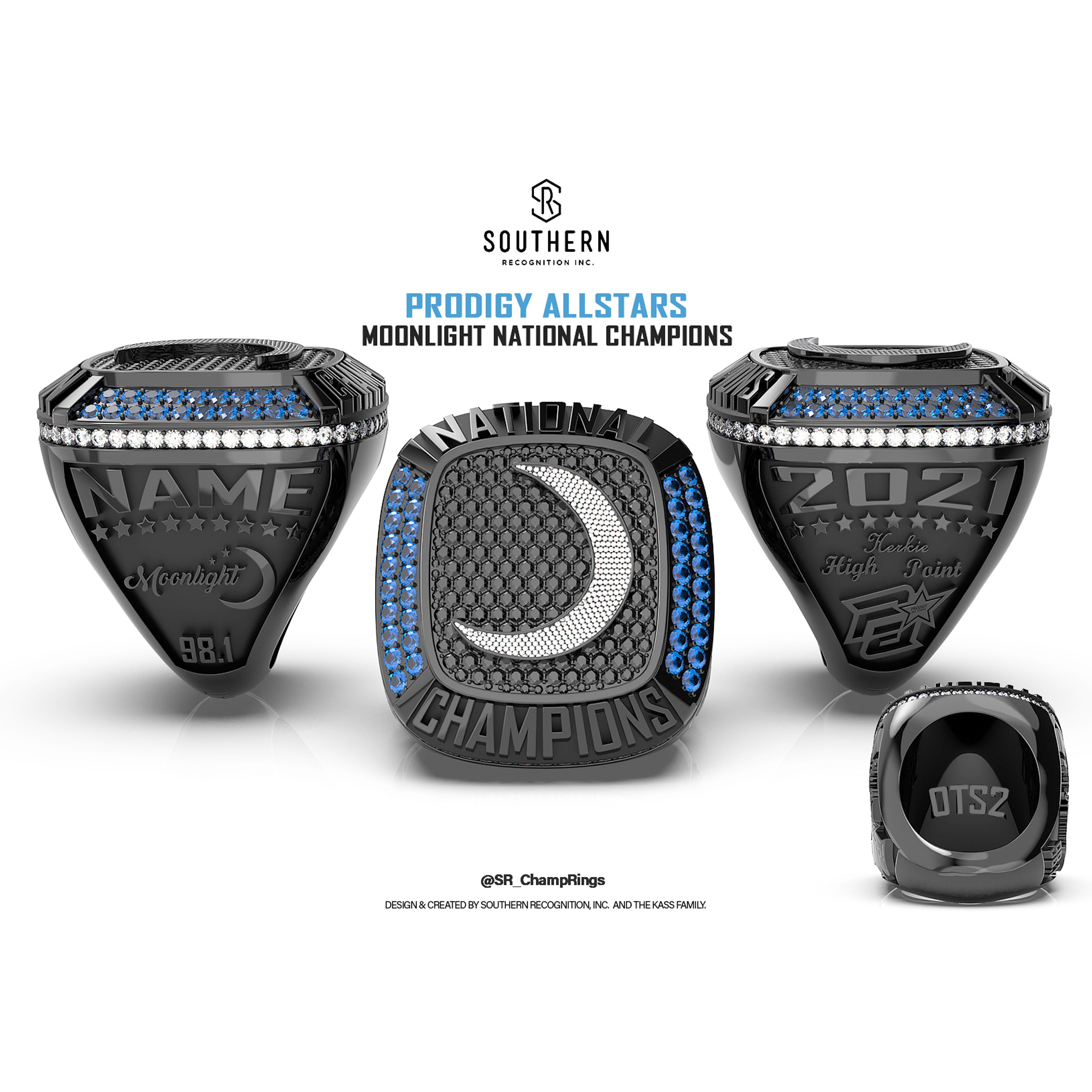 Prodigy Allstars - Moonlight - 2021 National Championship Ring