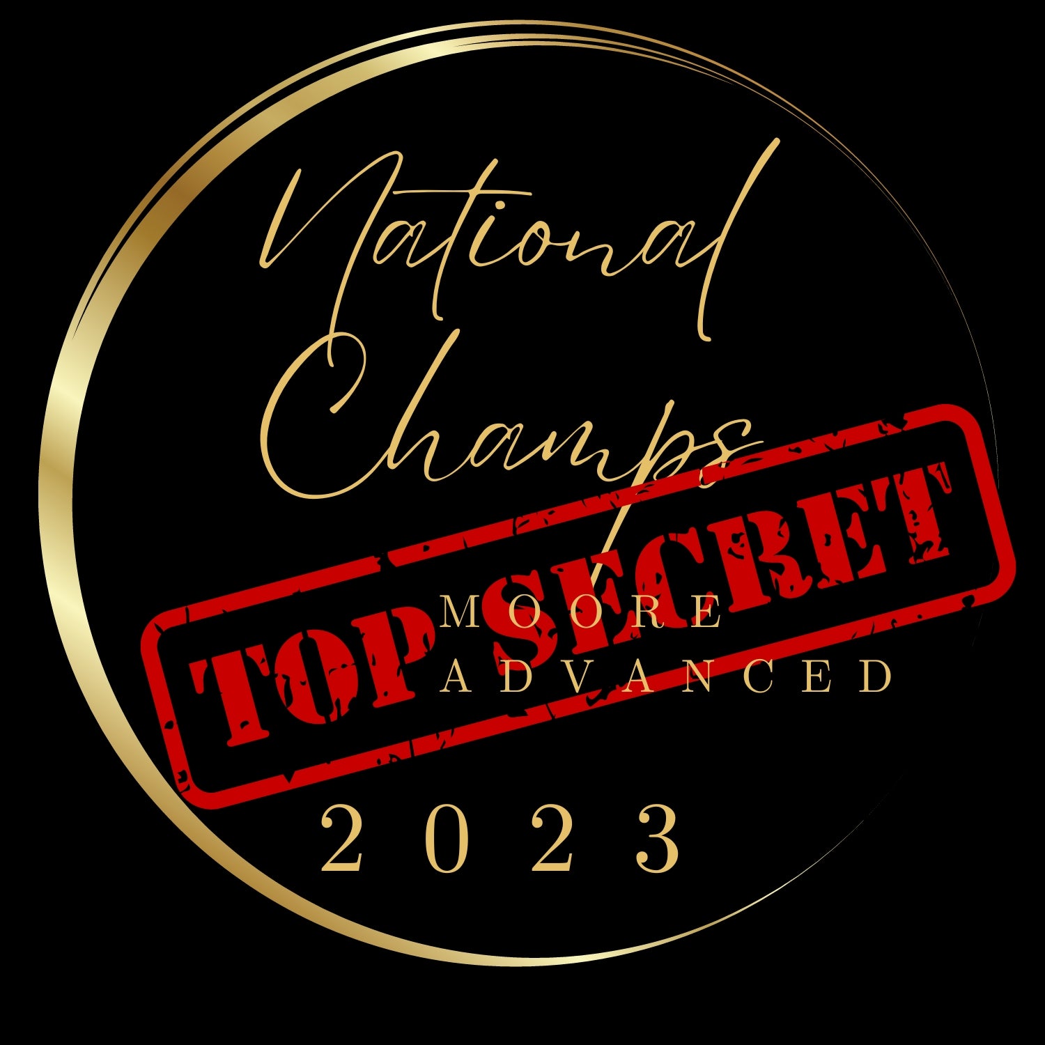 Moore High School - 2023  - National Championship Ring - ADVANCED