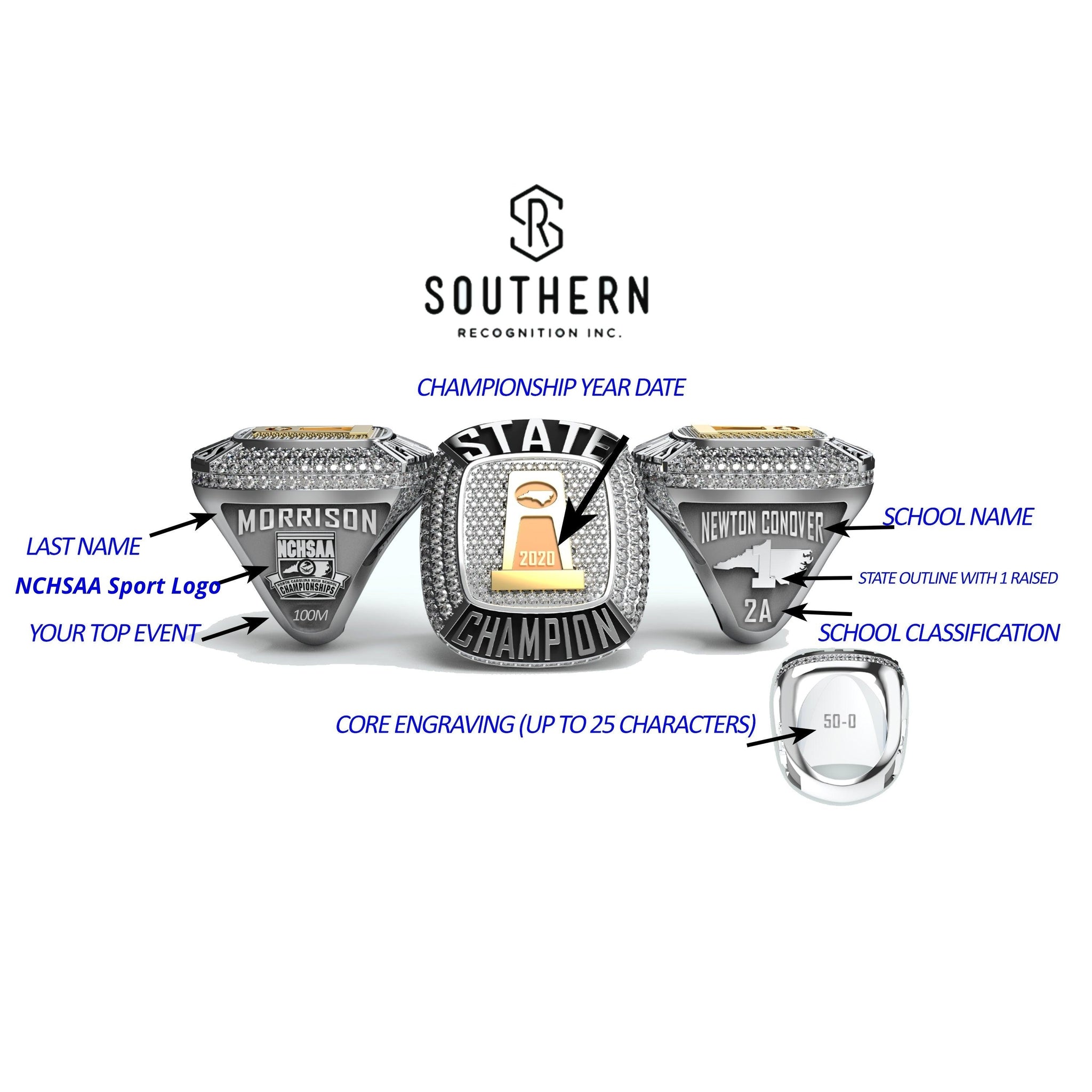 High School Championship Rings