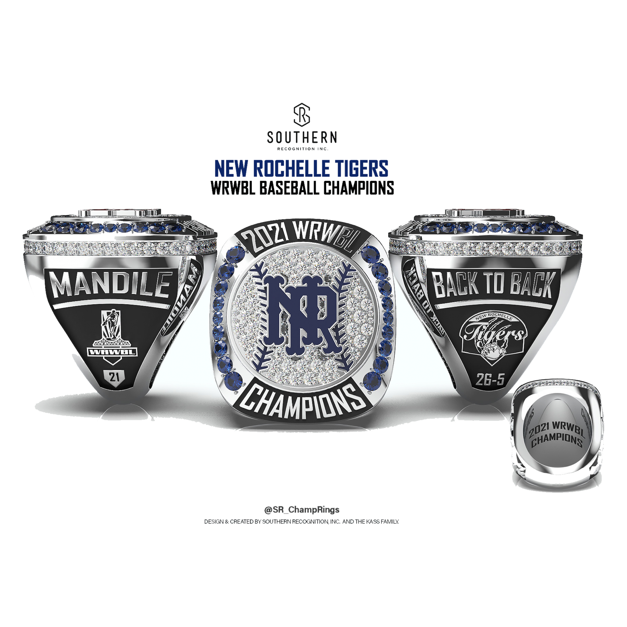New Rochelle - 2021 Baseball WRWBL Championship Ring – Southern  Recognition, Inc.