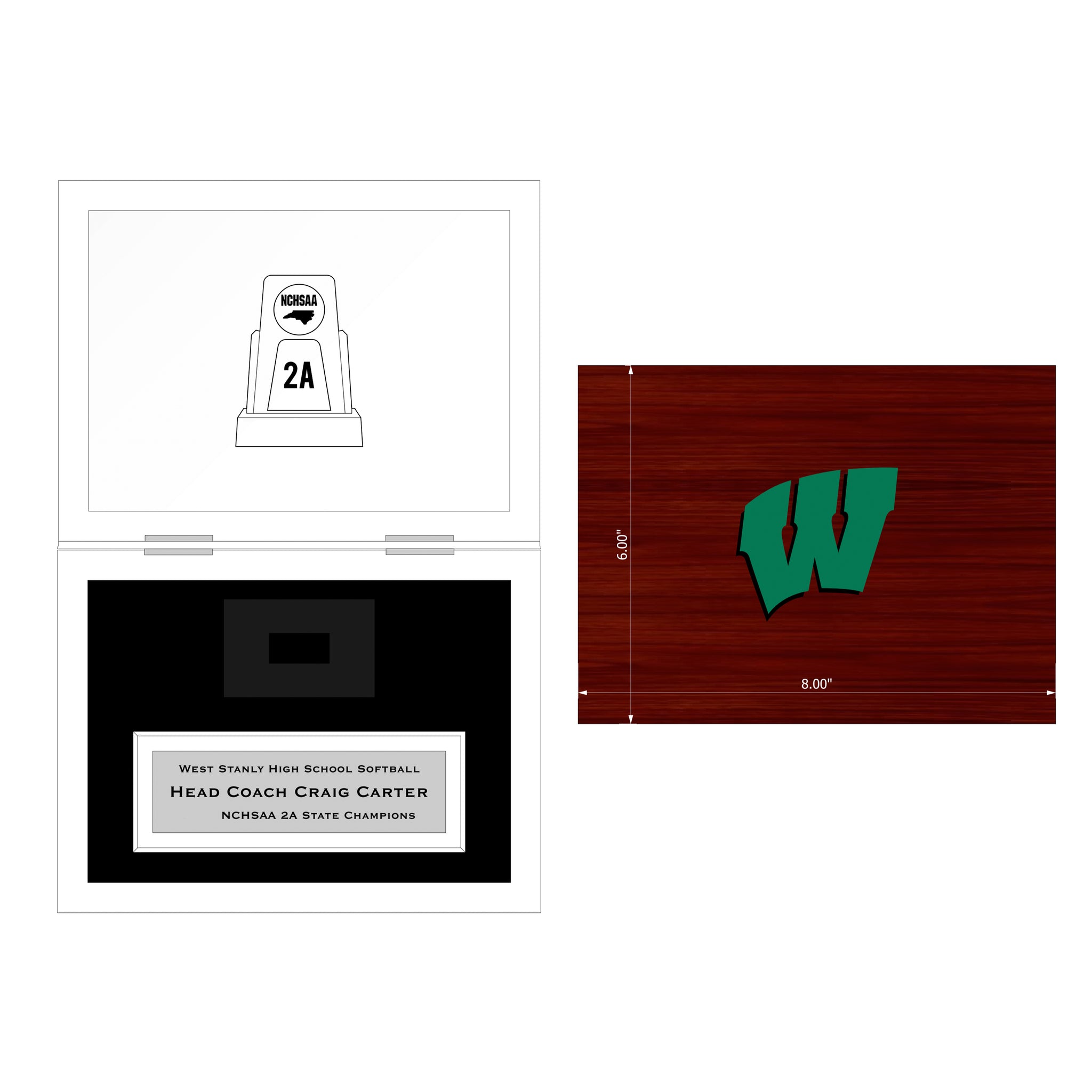 West Stanly - Championship Ring Box