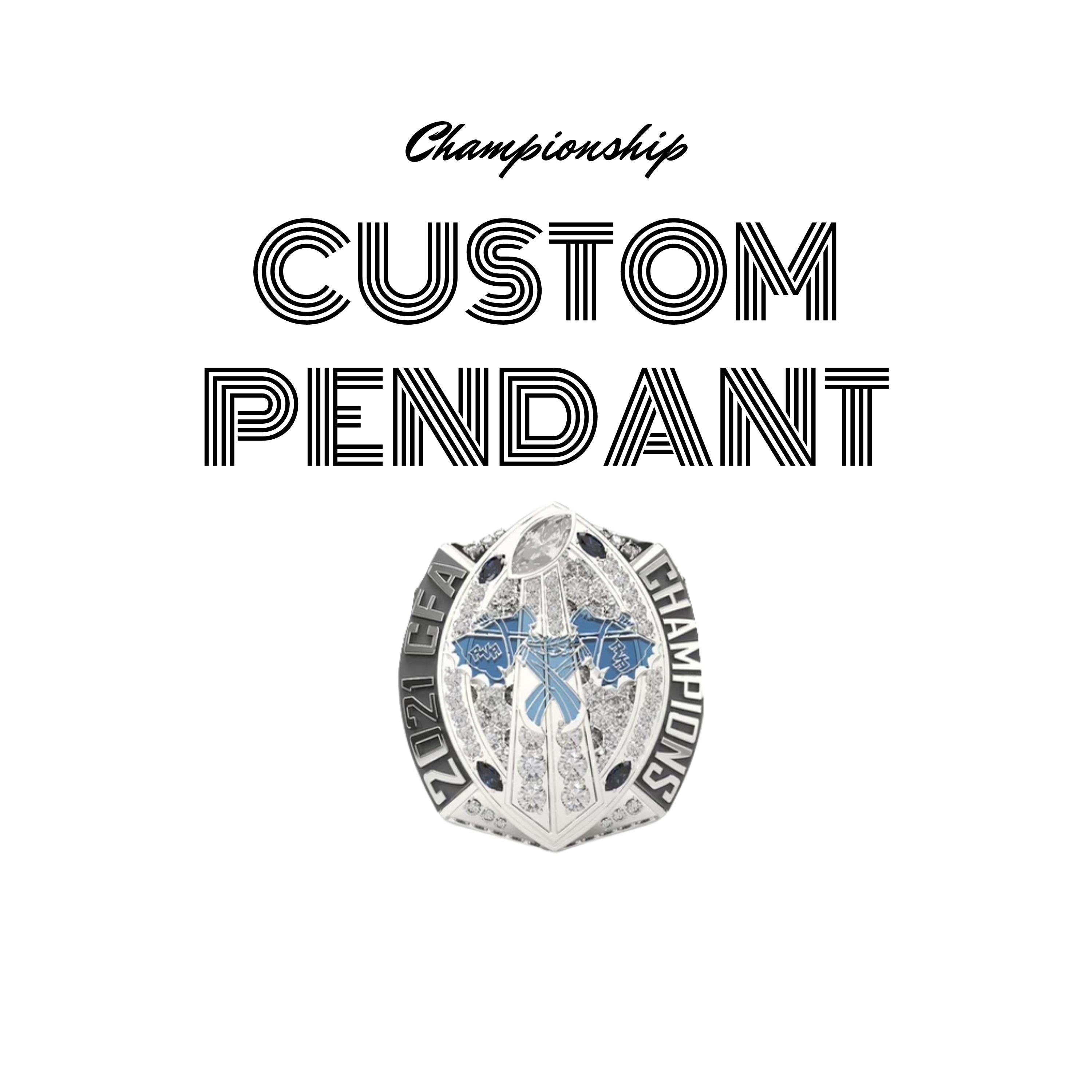 RVA Tomahawks - 2021 Football Championship Pendant